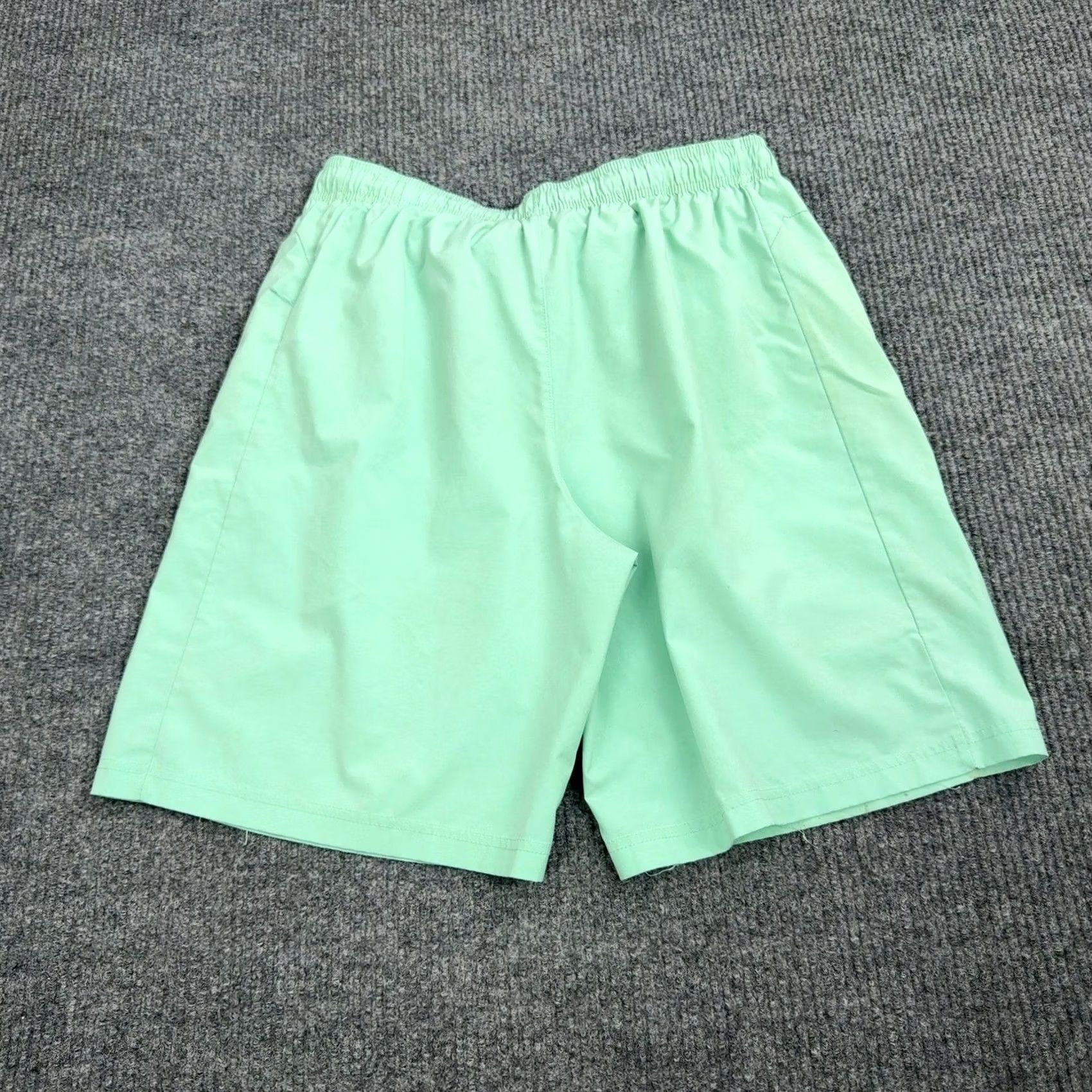 Vintage Legend Shorts Mens M Mint Green Polyester Blend Zipper Pockets Athletic Gym Size US 31 - 7 Thumbnail