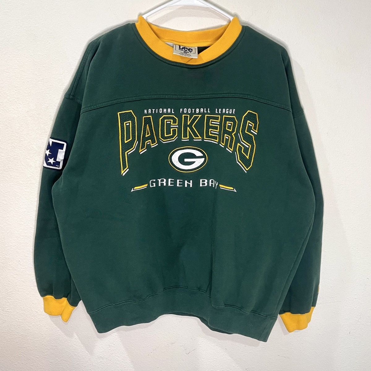 1996 Green Bay Packers Nutmeg Vintage Sweatshirt L/XL Green NFL 