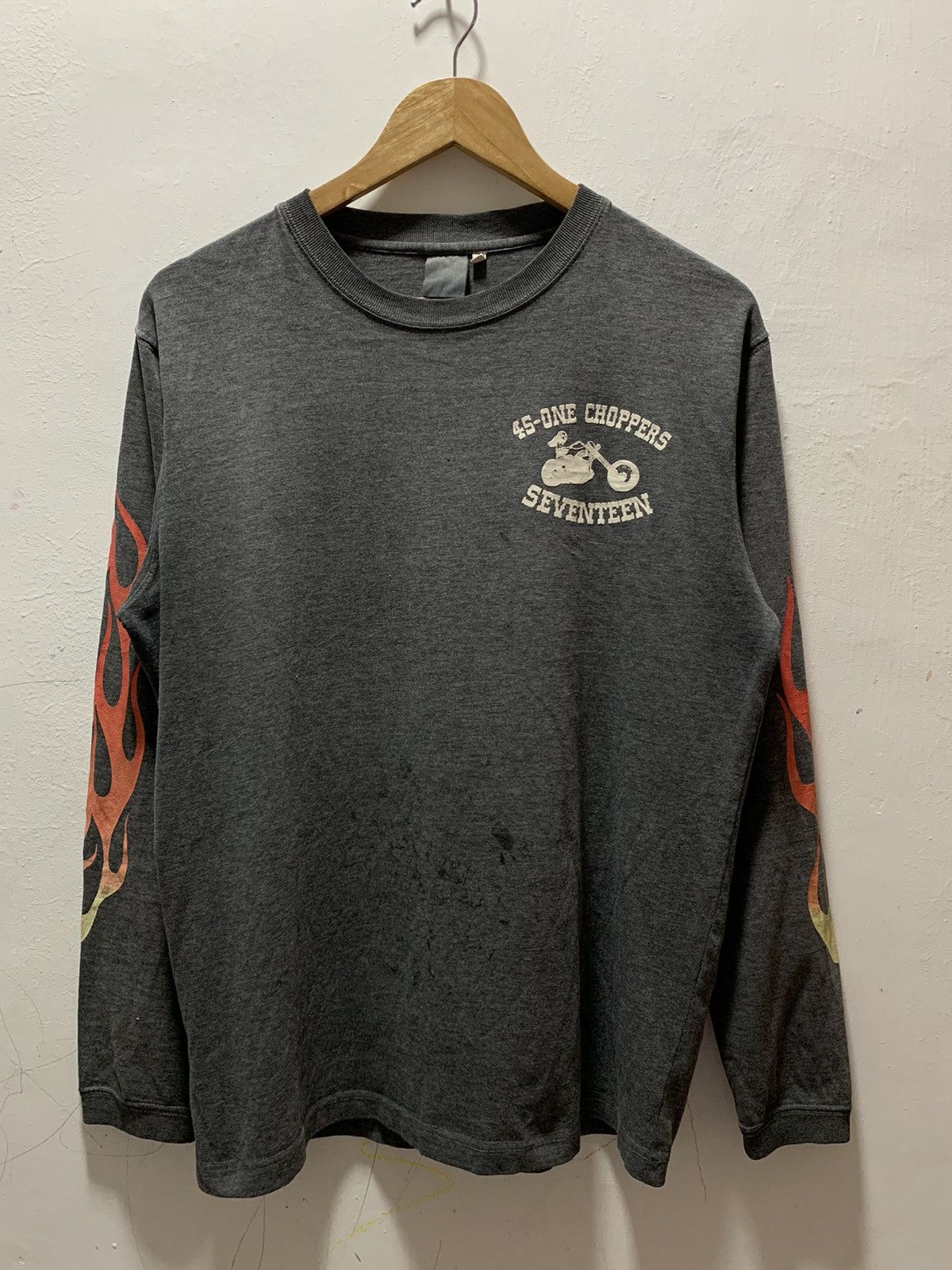 Other Vintage 45 One Choppers Flame Sleeve Shirt L Size US L / EU 52-54 / 3 - 1 Thumbnail