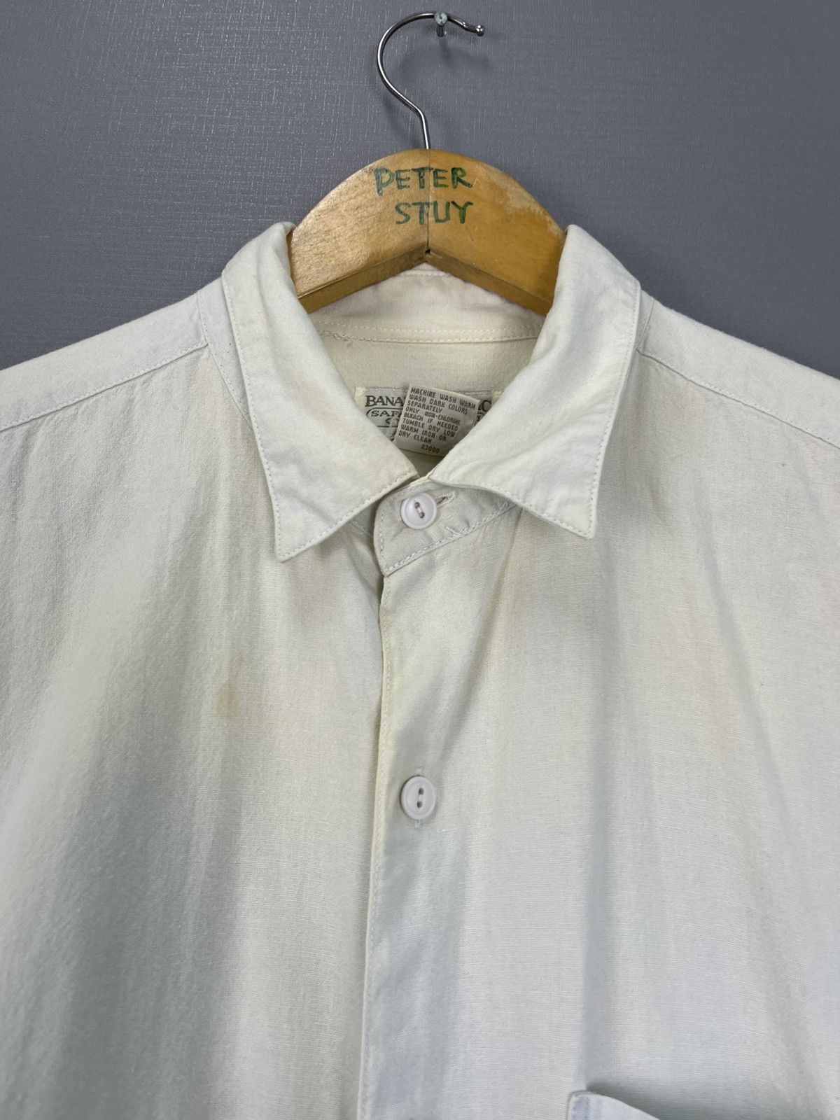 Banana Republic Vintage Banana Republic Button Shirt Size US M / EU 48-50 / 2 - 7 Thumbnail