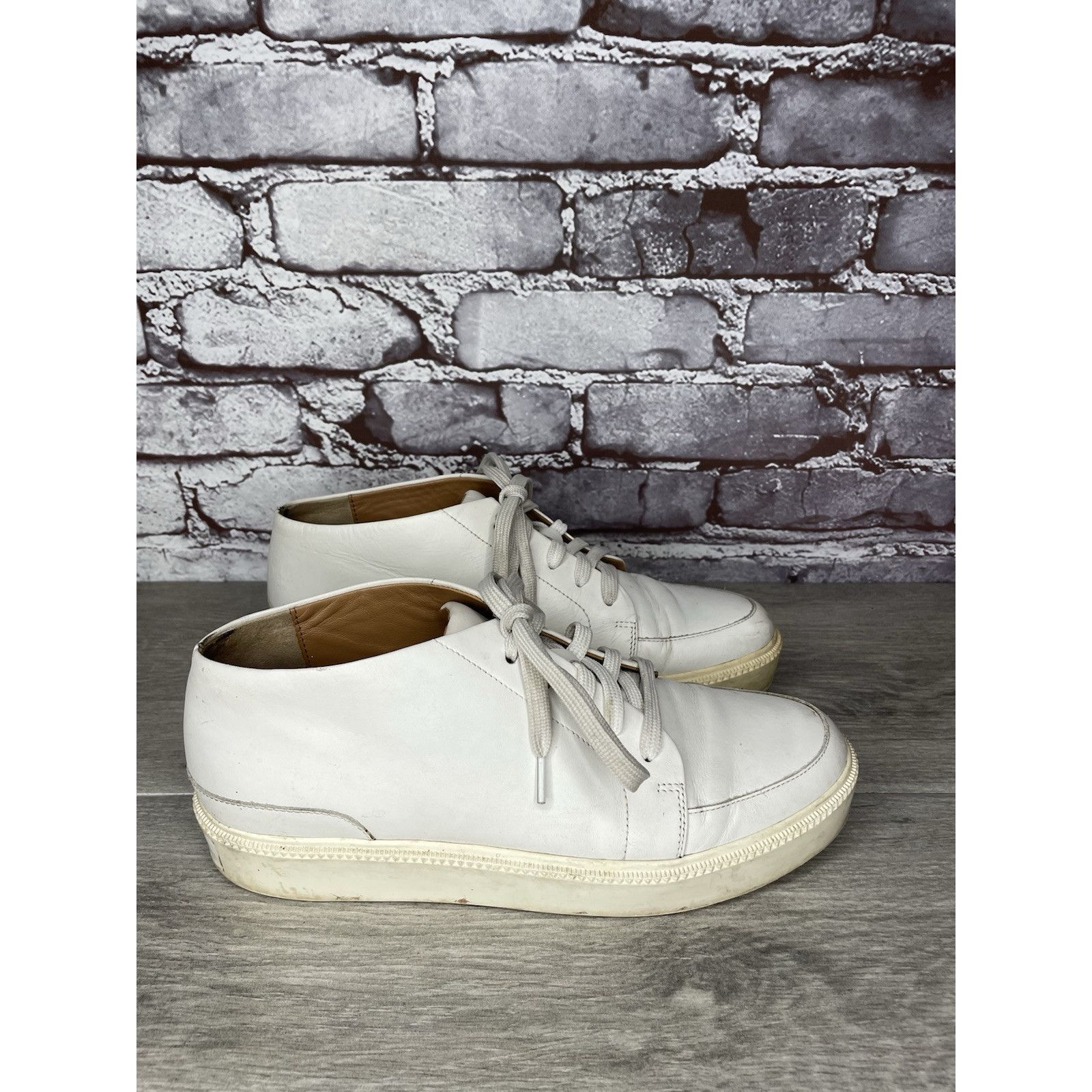 Adolfo Dominguez Adolfo Dominguez White Leather Casual Lace Up Sneakers Women Size US 8.5 / IT 38.5 - 13 Thumbnail