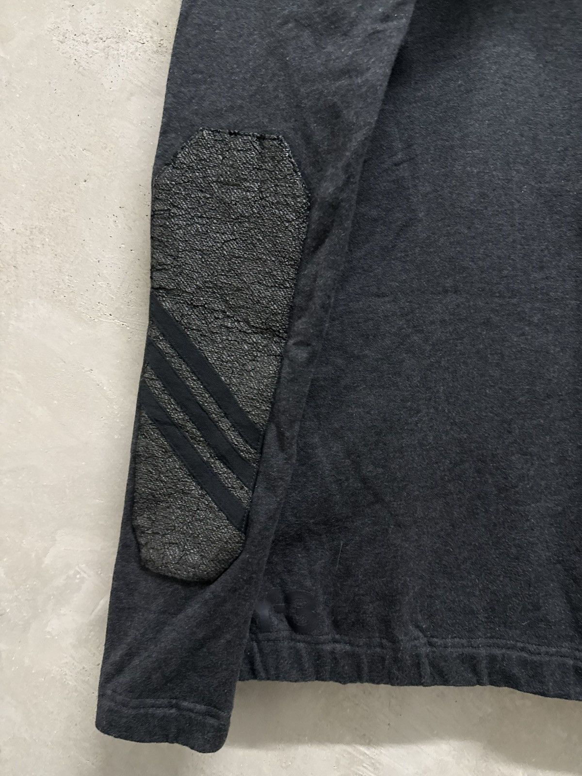 Yohji Yamamoto Archival Y-3 X Adidas Black Thrashed Hoodie Size US XS / EU 42 / 0 - 6 Thumbnail