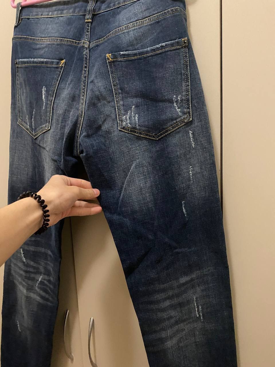 Dsquared2 × Vintage Dsquared2 Denim pants distressed mutli logo big logo Size US 32 / EU 48 - 11 Thumbnail