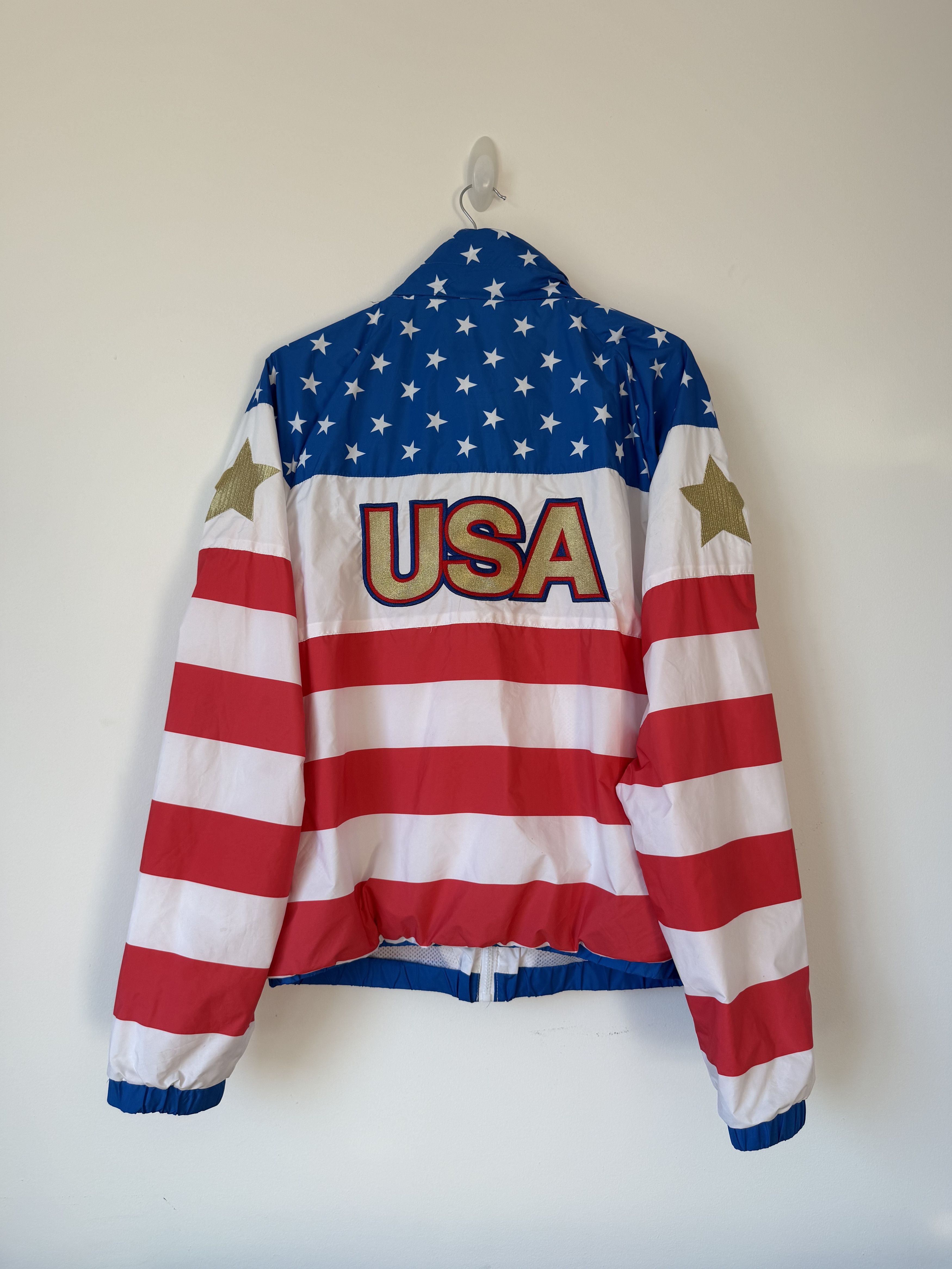 Tipsy Elves Tipsyelves USA Eagle Flag Windbreaker Jacket Large L Size US L / EU 52-54 / 3 - 2 Thumbnail