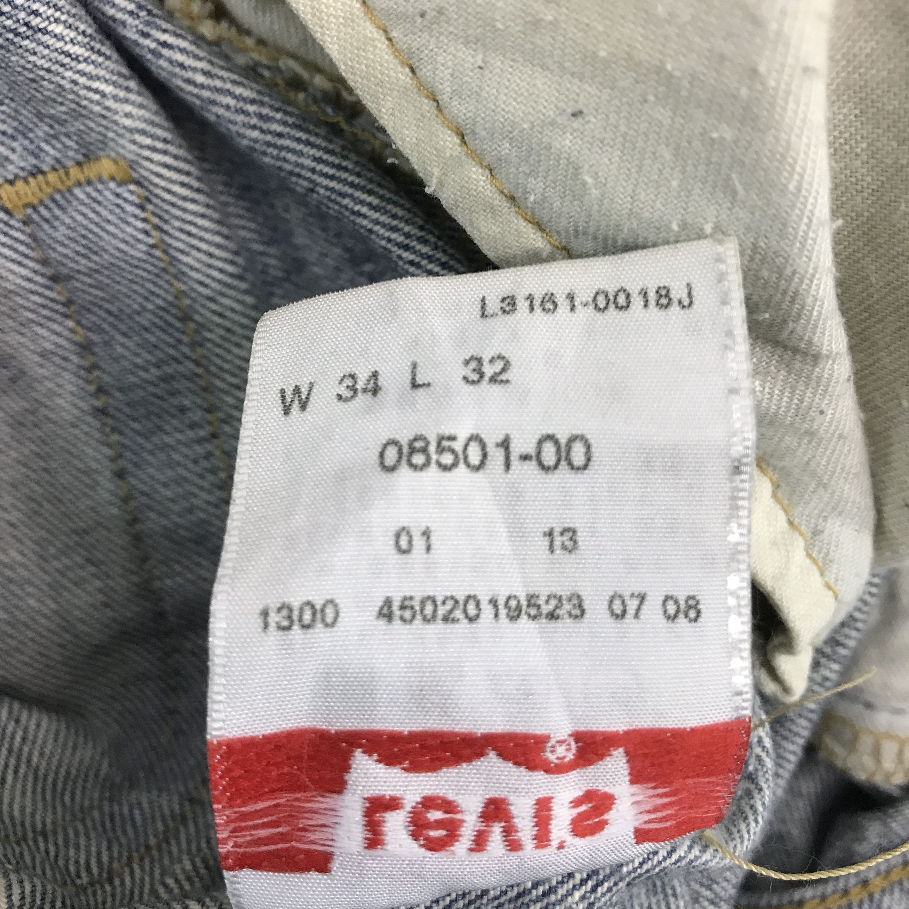 Levi's × Levi's Vintage Clothing LEVI'S 501 DISTRESSED DENIM JEANS PANTS Size US 32 / EU 48 - 15 Thumbnail
