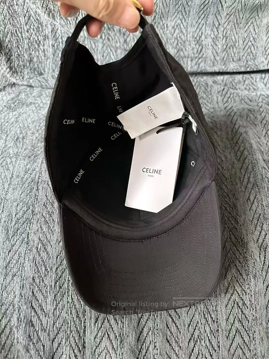 Celine celine black baseball cap size medium. Size ONE SIZE - 3 Thumbnail
