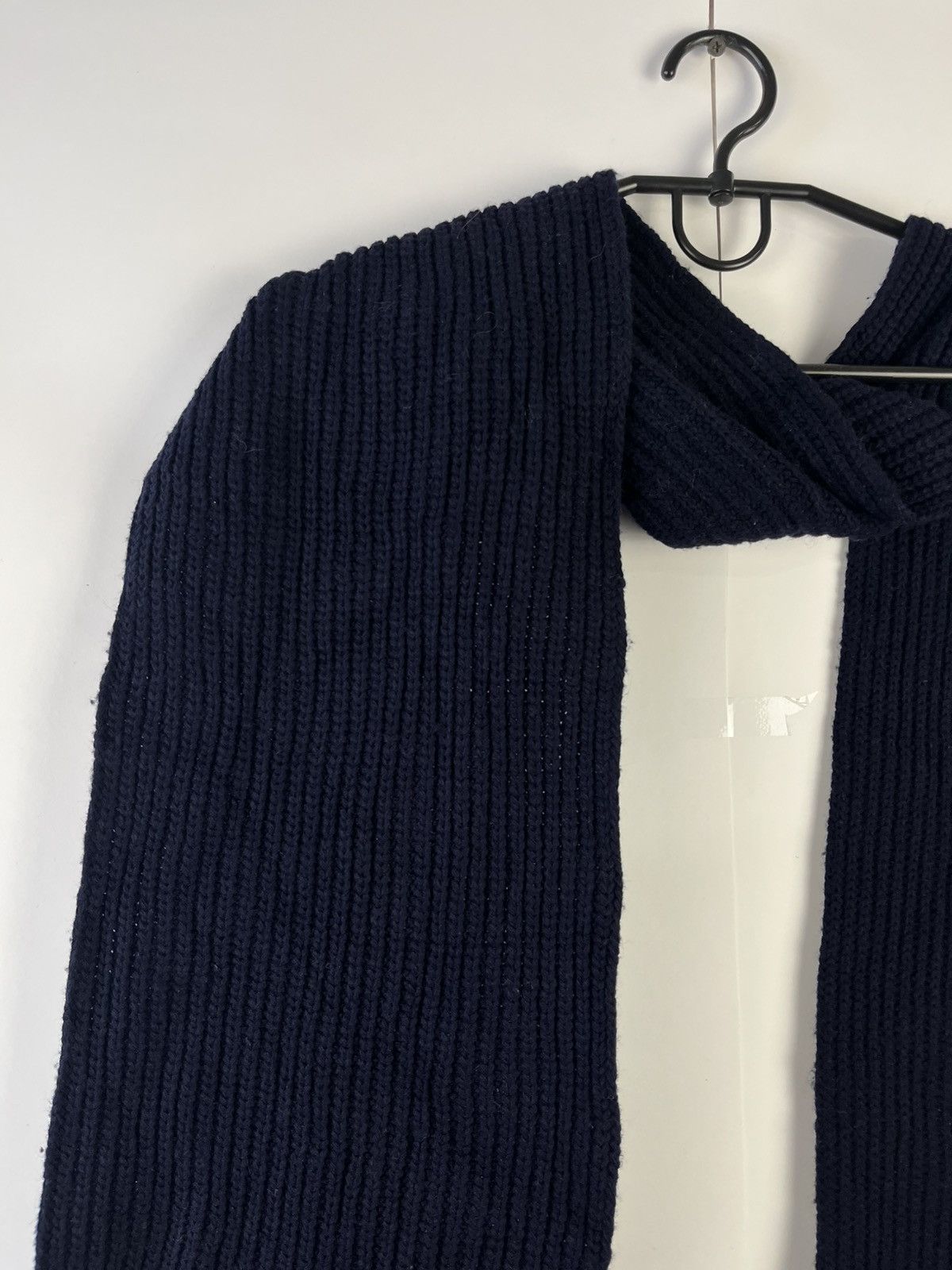 Stone Island Stone Island Ribbed Scarf Wool Casual Patch Program Size ONE SIZE - 3 Thumbnail