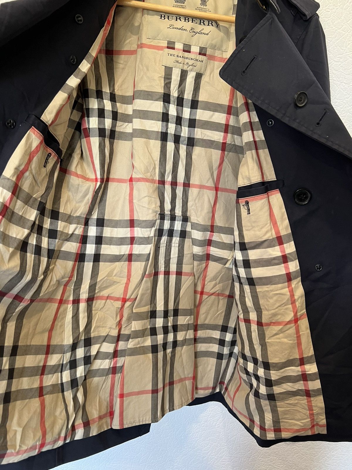 Burberry Burberry Trench Coat Blue Sandringham Mens Jacket Size US S / EU 44-46 / 1 - 3 Thumbnail