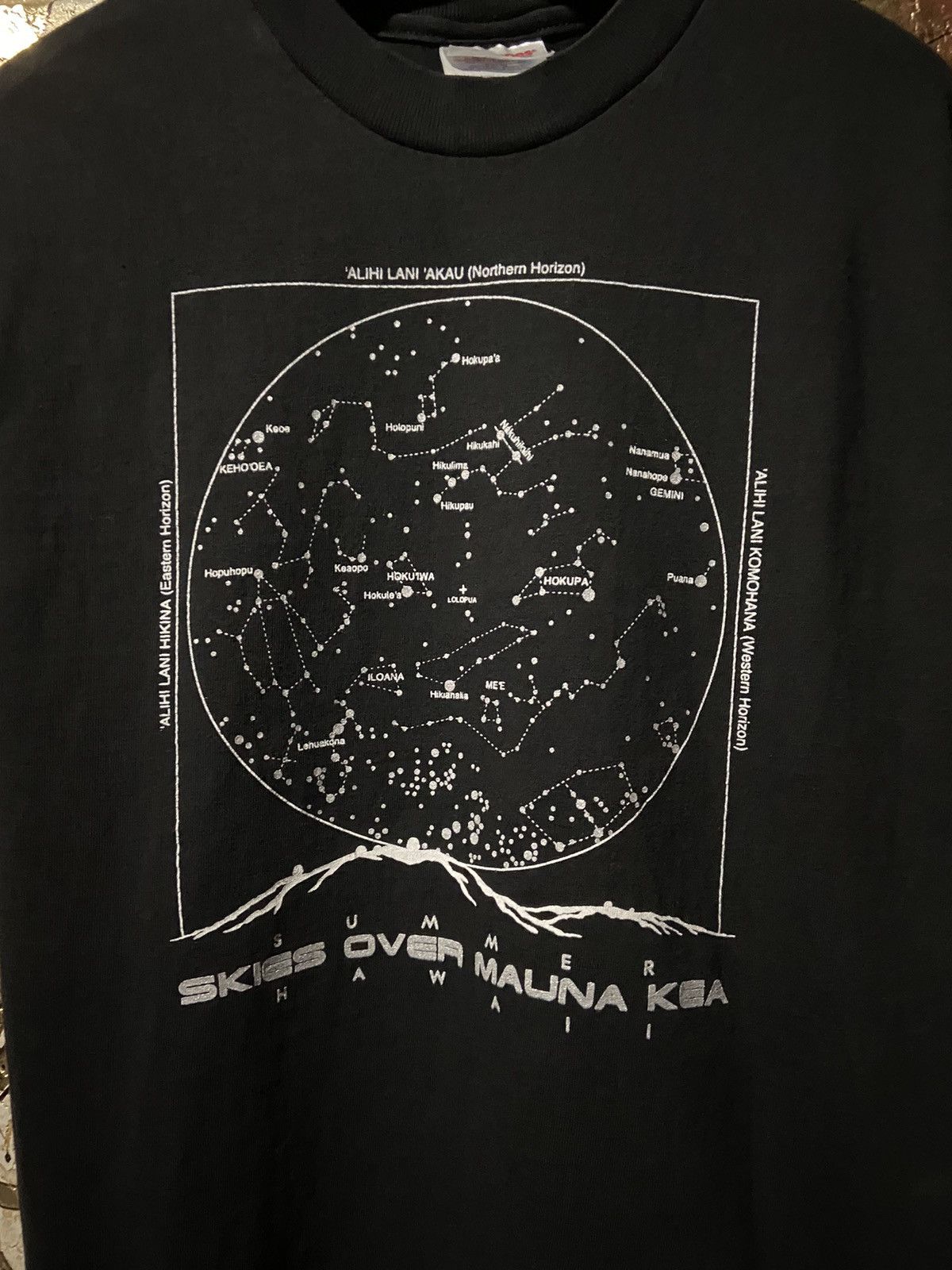 Vintage Vintage Hawaii skies over mauna kea black t shirt xl unisex Size XL / US 12-14 / IT 48-50 - 2 Thumbnail