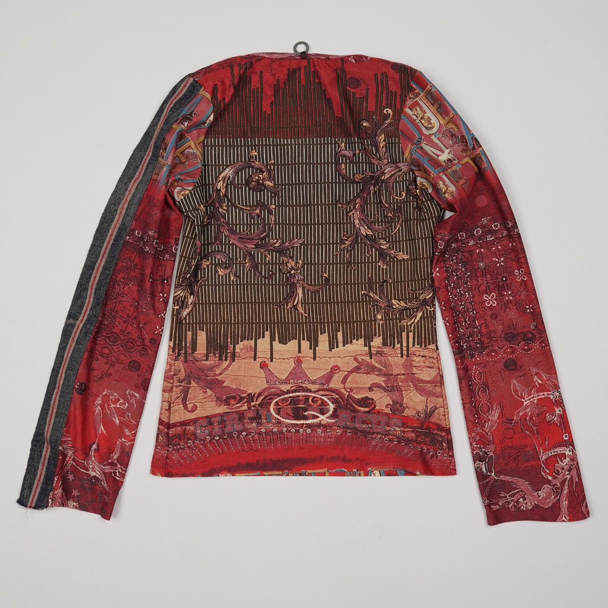 Other Save The Queen Nylon Printed Top Gaultier style mesh Size L / US 10 / IT 46 - 10 Thumbnail