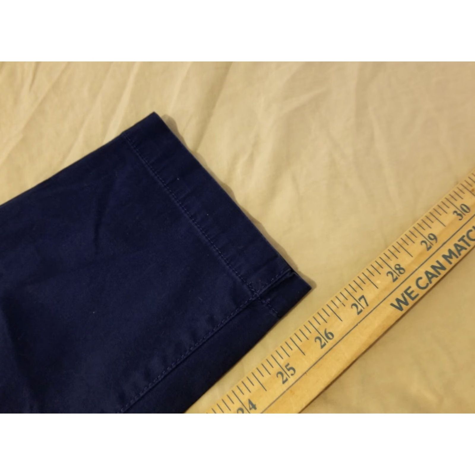 Talbots Womens Talbots Dress Pants Slim 6 Navy Blue Stretch Regular Pants Girls Mens - note: final position? Size 28" / US 6 / IT 42 - 7 Thumbnail