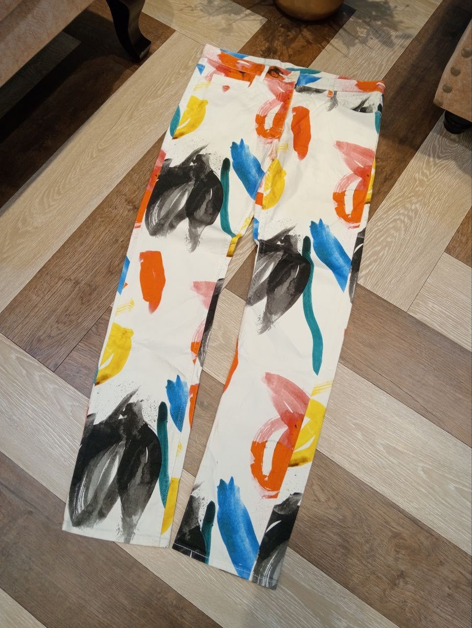 Paul Smith PAUL SMITH PAINT JEANS Size US 33 - 2 Thumbnail