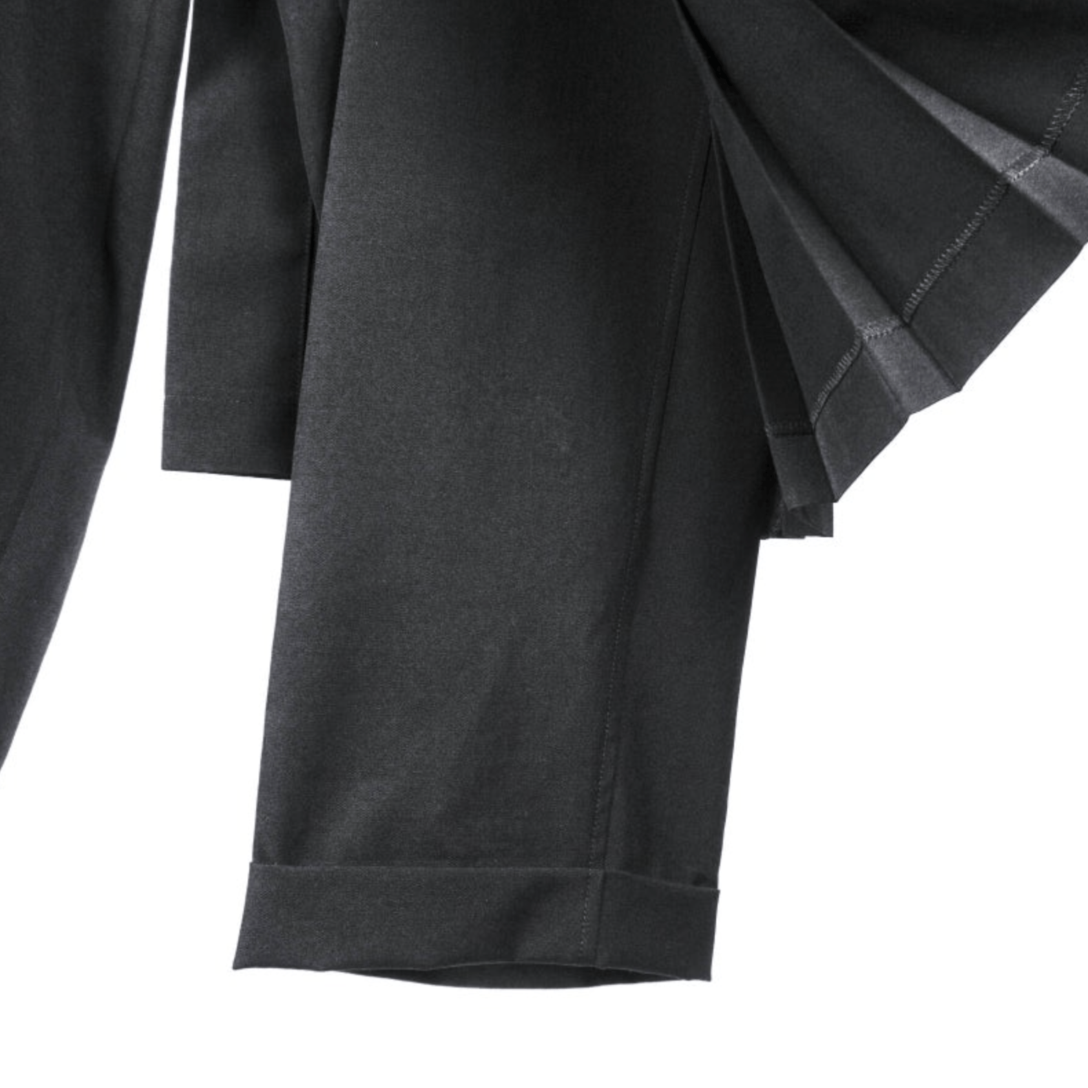 Yohji Yamamoto Yohji Yamamoto Pour Homme - Wool Left Pleats Mackin Pants Size US 32 / EU 48 - 7 Thumbnail