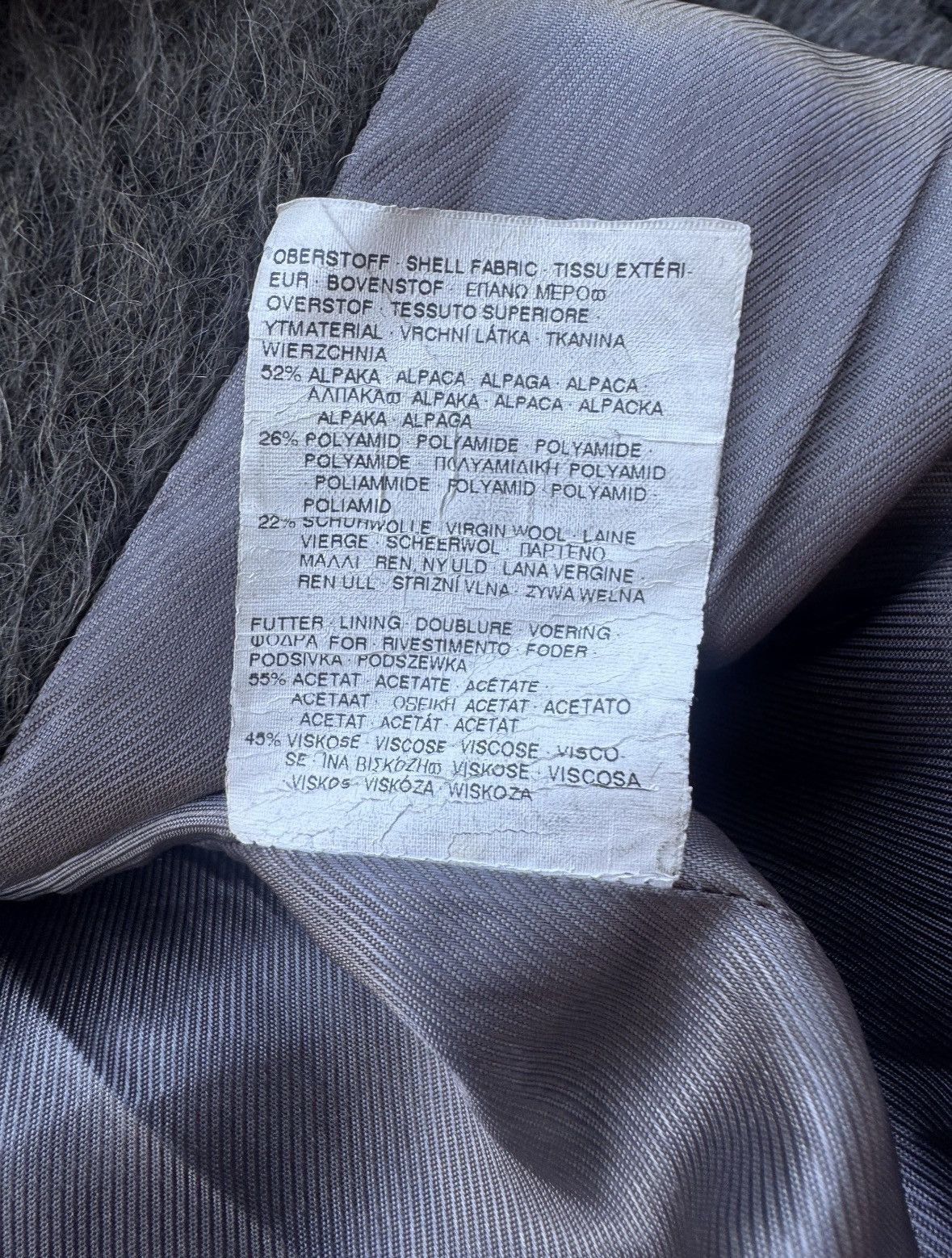 Other Vintage alpaca coat Rene Lezard Germany Size S / US 4 / IT 40 - 6 Thumbnail