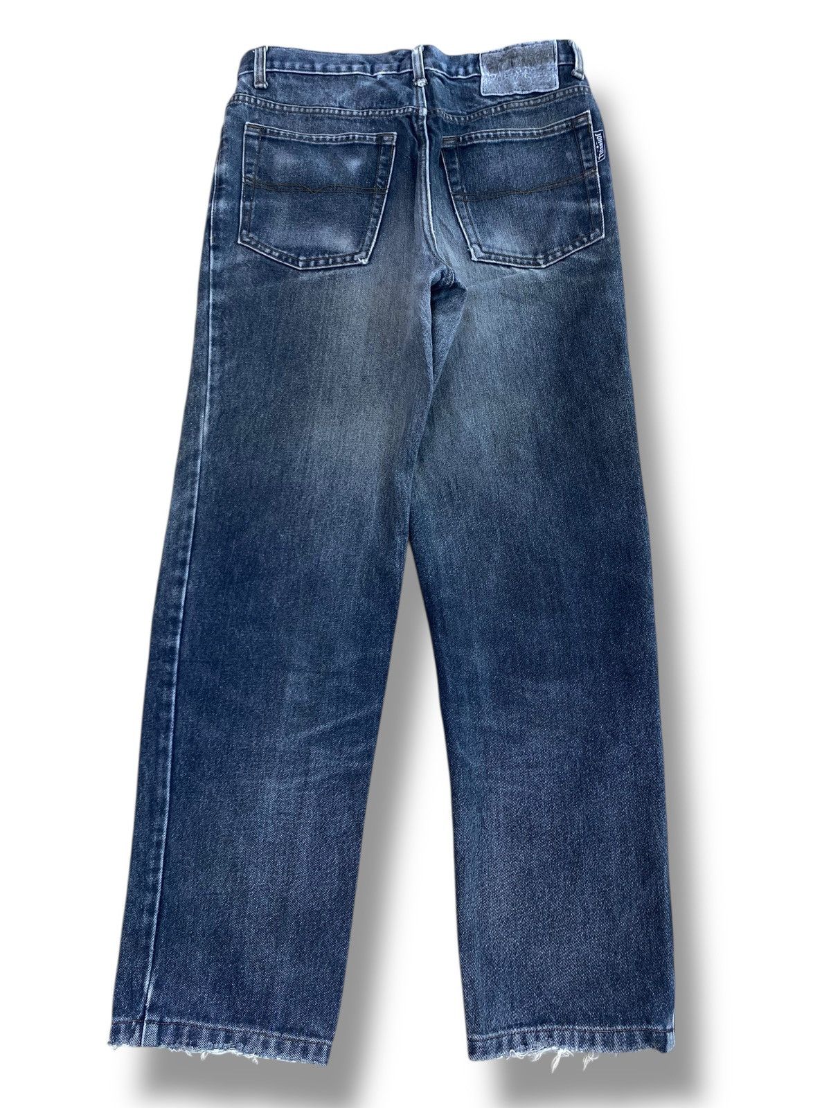 Johnbull John Bull Whiskers Faded Wash Style Straight Cut Jeans Size US 30 / EU 46 - 3 Thumbnail