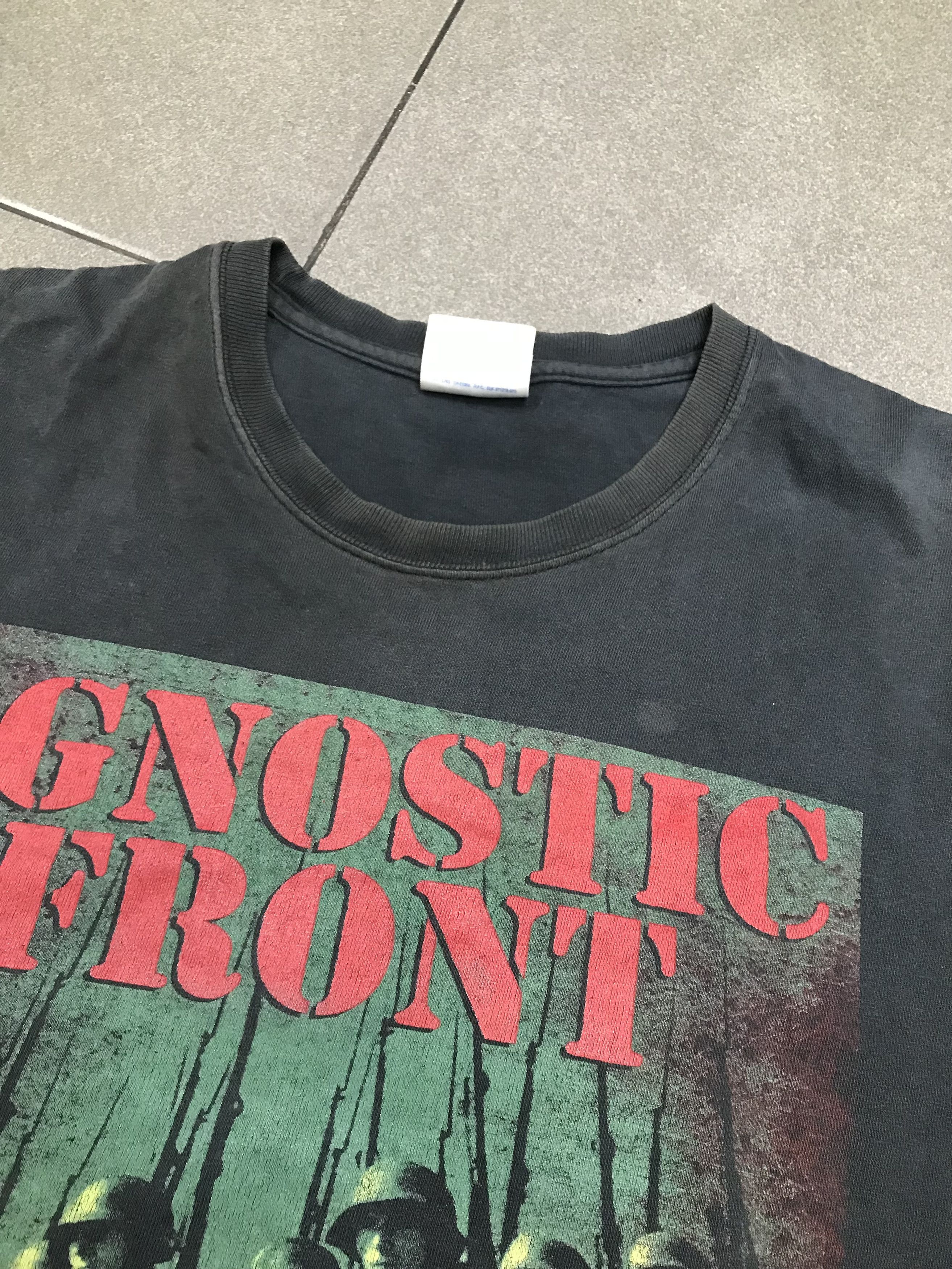 Band Tees AGNOSTIC FRONT TOUR 2005 (sturgis faded distress) Size US XL / EU 56 / 4 - 3 Thumbnail