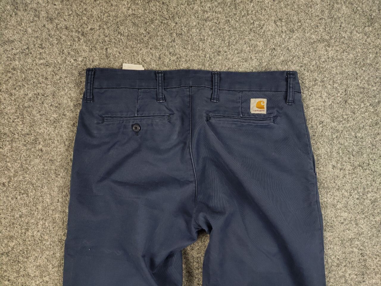 Carhartt Vintage 90's Carhartt Dark Blue Sid Trousers Pants Size US 33 - 9 Thumbnail