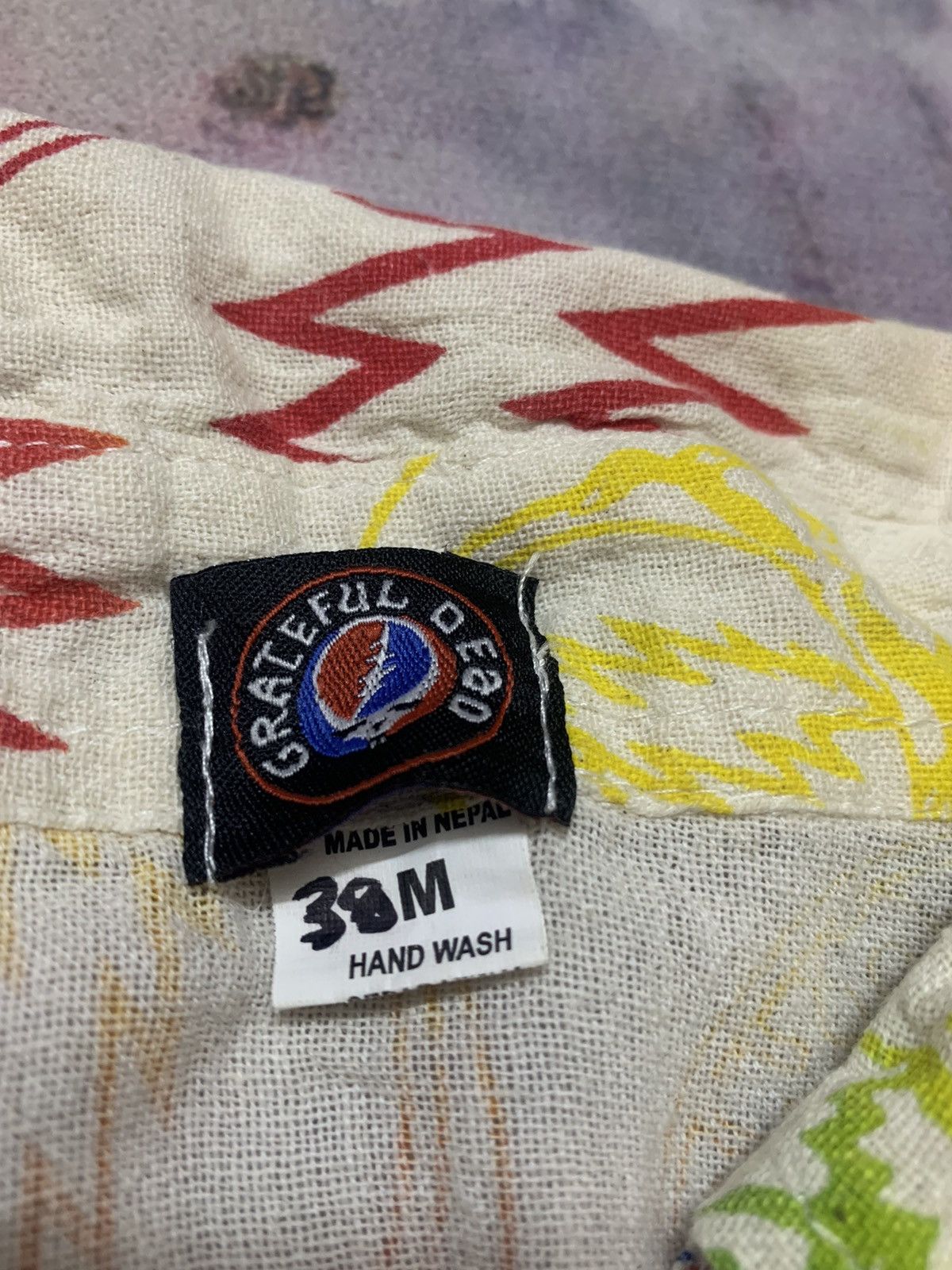 Band Tees Grateful Dead Linen Hawaiian Shirt Size US M / EU 48-50 / 2 - 6 Thumbnail
