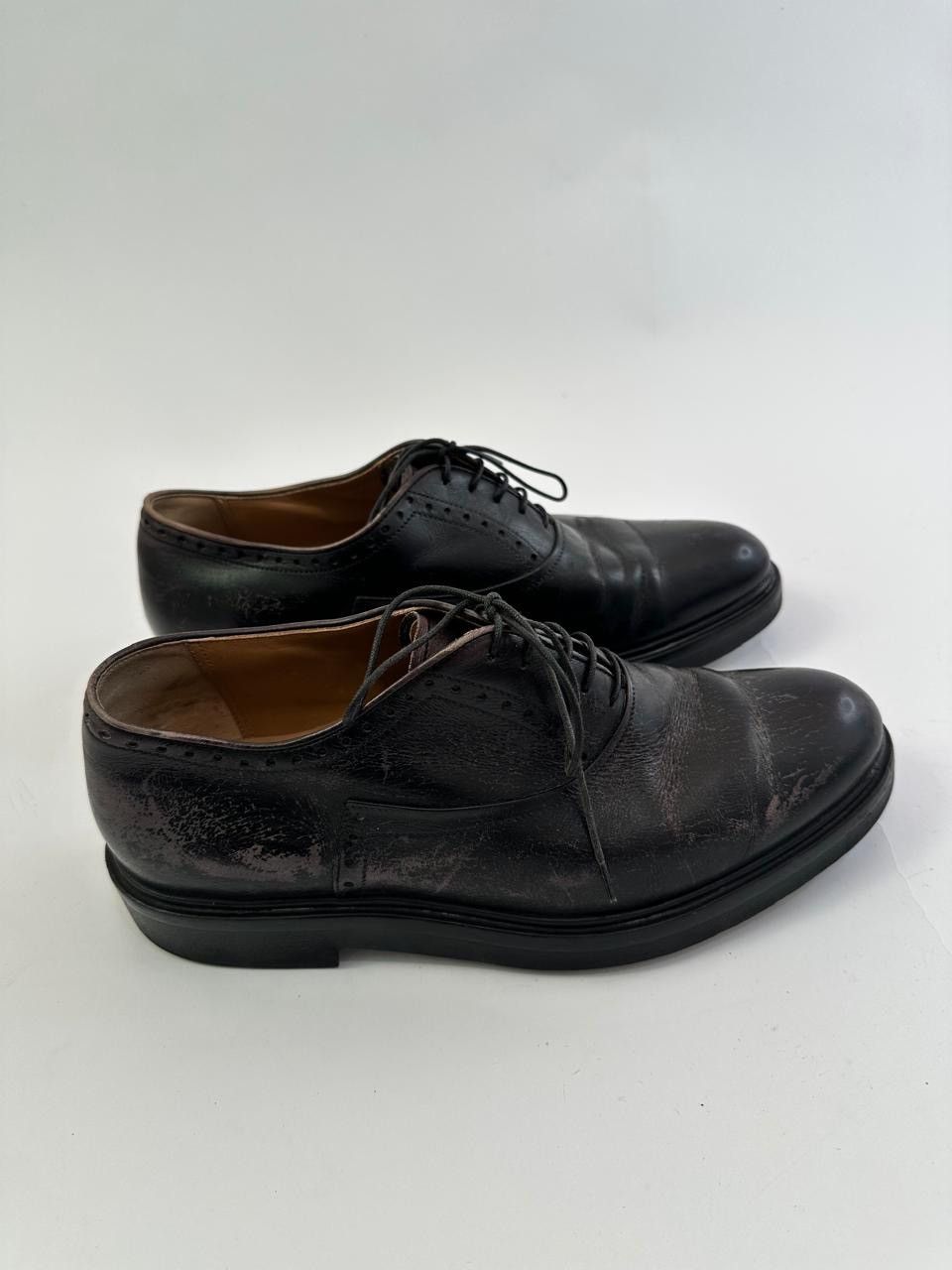 Berluti Berluti Black Leather Lace Up Oxfords Size 6.5 UK| 7.5 US Size US 6.5 / EU 39-40 - 2 Thumbnail