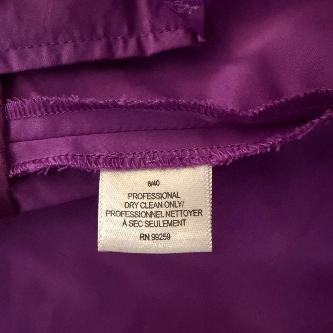 Vera Wang Vera Wang Collection Purple Short Sleeves Top Size M / US 6-8 / IT 42-44 - 4 Thumbnail