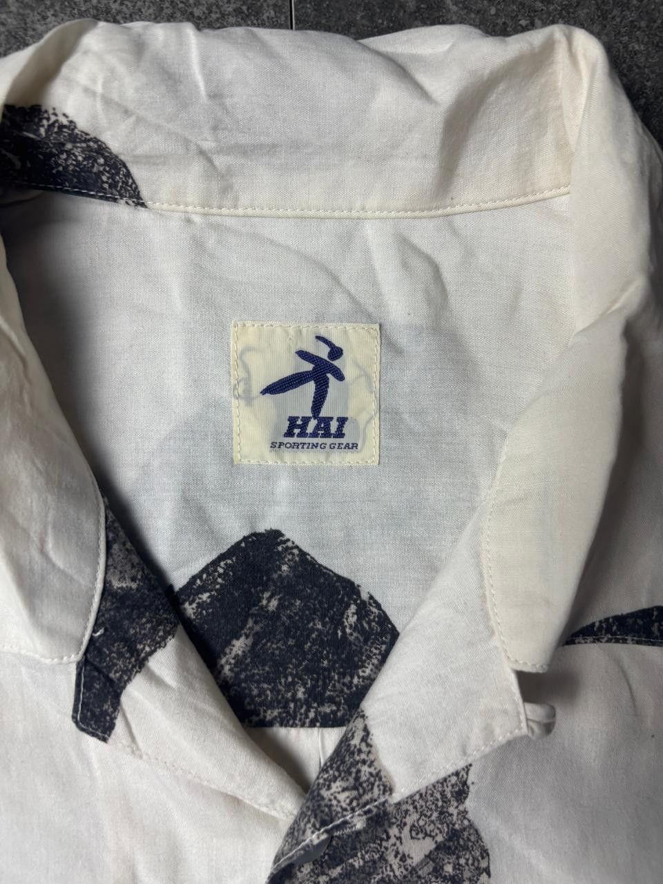 Hai Sporting Gear 1990s Hai Sporting Gear Rock Open Collar Shirt Size US XL / EU 56 / 4 - 4 Thumbnail
