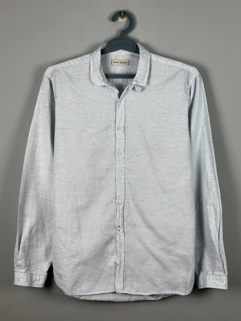 Oliver Spencer Oliver Spencer Luxury Cotton Casual Long Sleeve Shirt Size US L / EU 52-54 / 3 - 1 Thumbnail