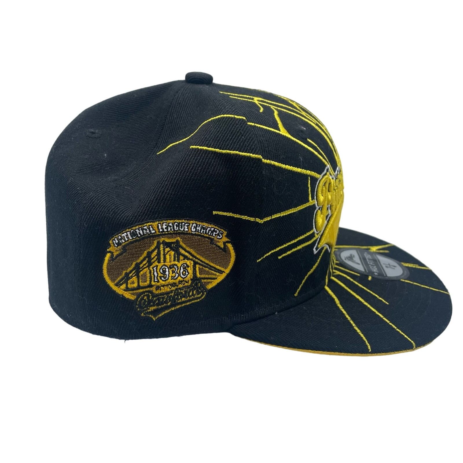 Other Pittsburgh Crawfords Negro Leagues Hat Fitted 7 1/4 Black Size ONE SIZE - 3 Thumbnail