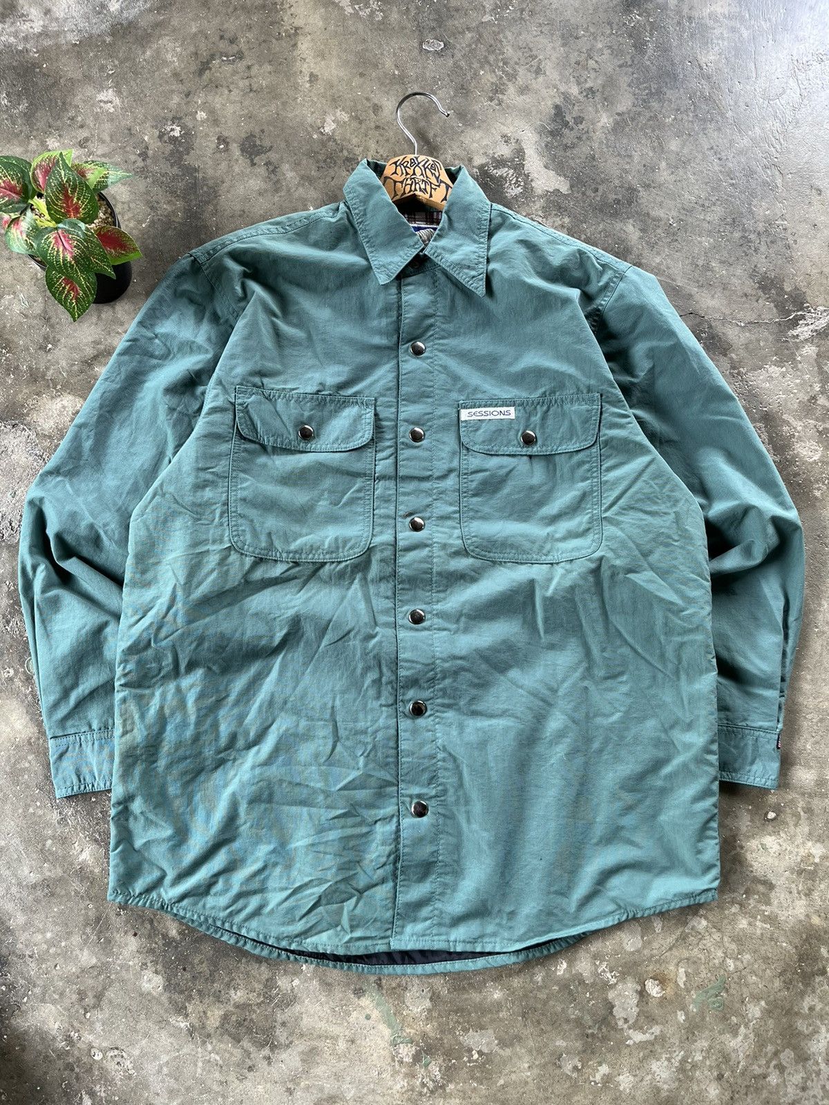 Sessions × Vintage 🔥Vintage Sessions Polar Wear Shirts Button Up 90s Size US L / EU 52-54 / 3 - 1 Thumbnail