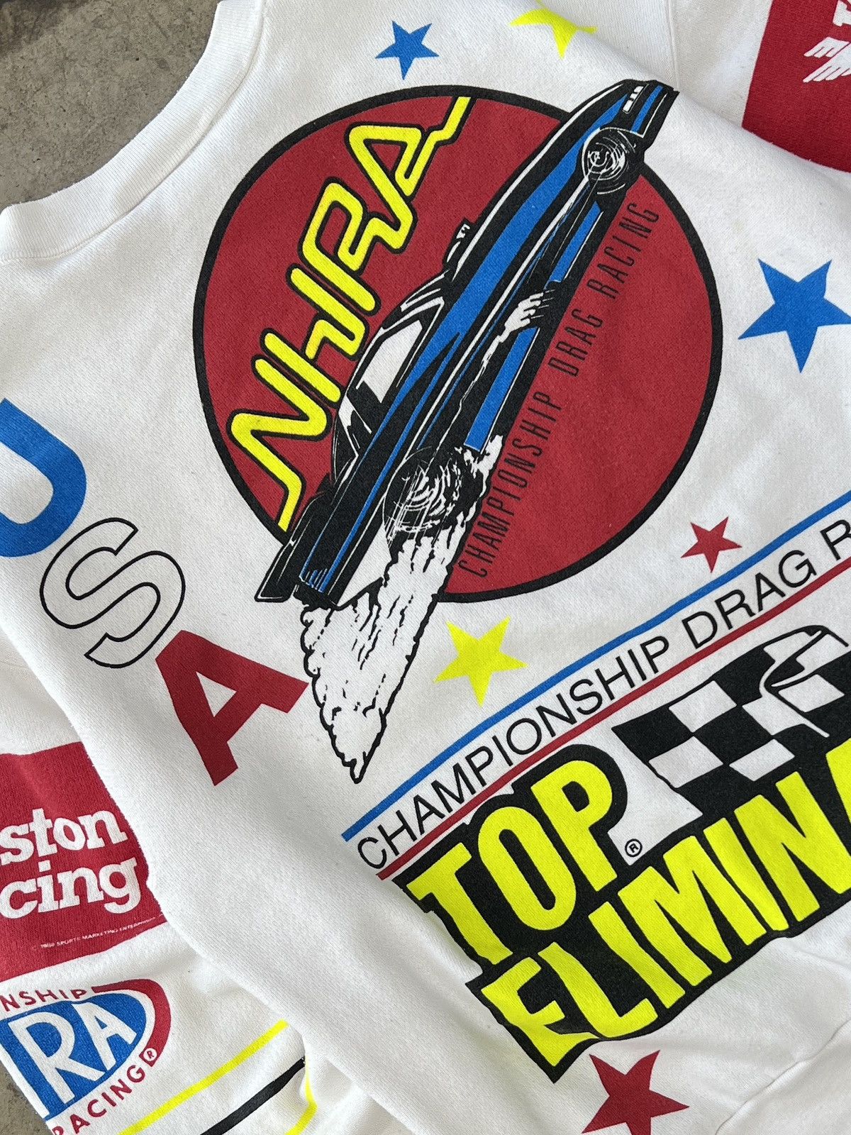 NASCAR Vintage 1988 NHRA Championship Drag Racing Crewneck Large Size US L / EU 52-54 / 3 - 1 Thumbnail
