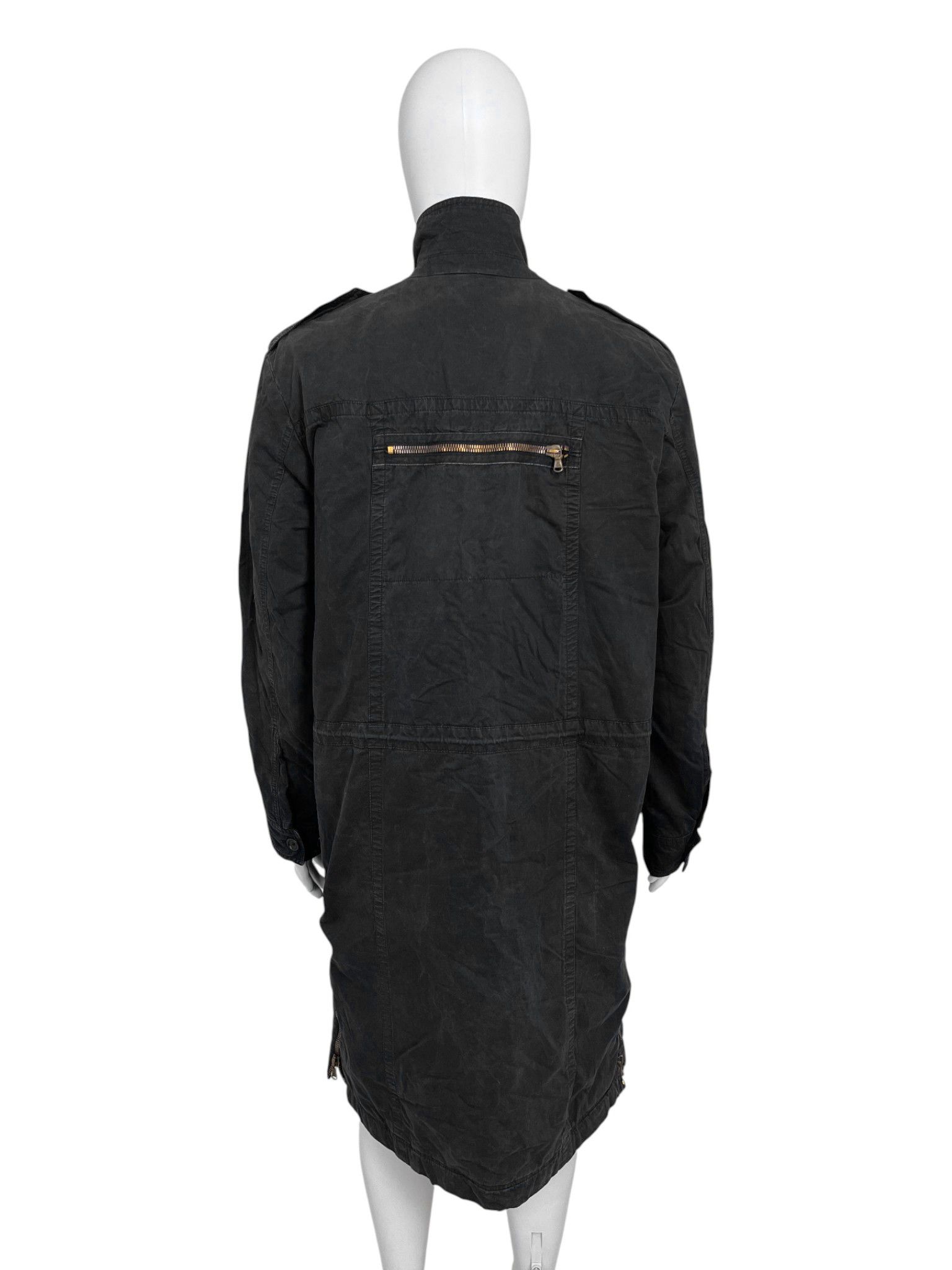 Dolce & Gabbana 1990's Multipockey Black Military Parka Size US XL / EU 56 / 4 - 4 Thumbnail