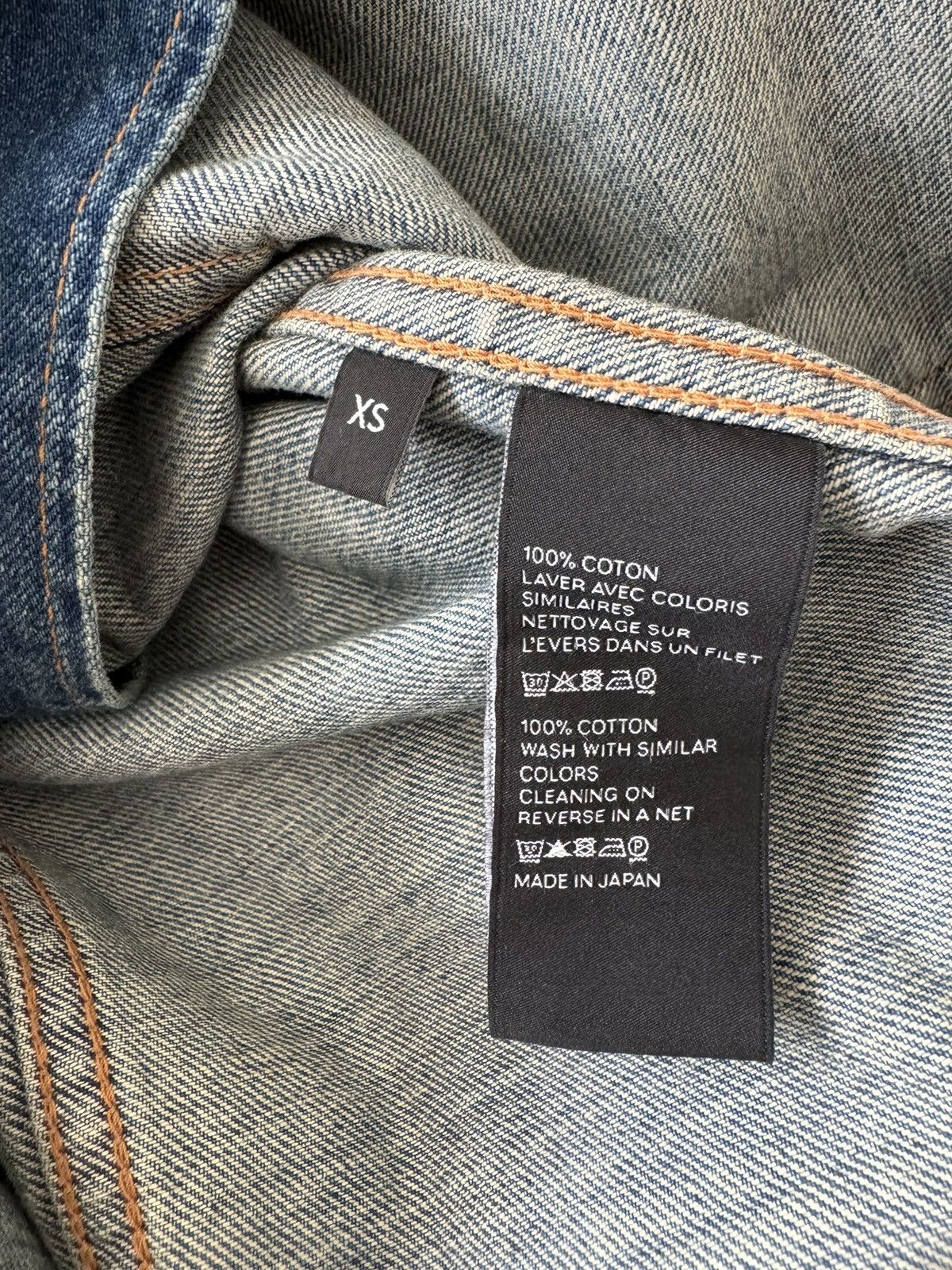 Celine × Hedi Slimane Runway — Celine Safari Denim Jacket Size US S / EU 44-46 / 1 - 14 Thumbnail