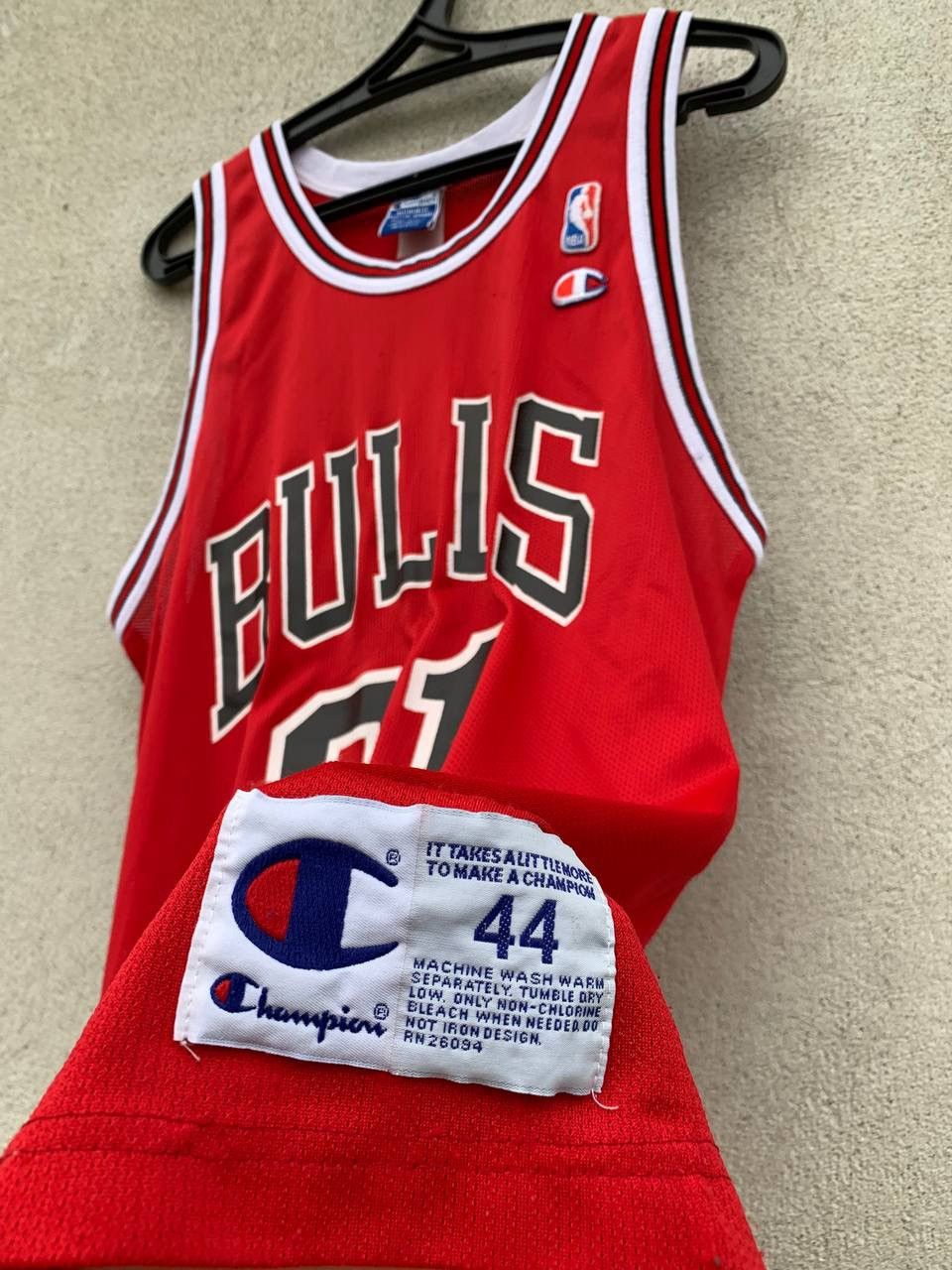 Champion Jersey Champion 91 Rodman Chicago Bulls Vintage Size US L / EU 52-54 / 3 - 3 Thumbnail