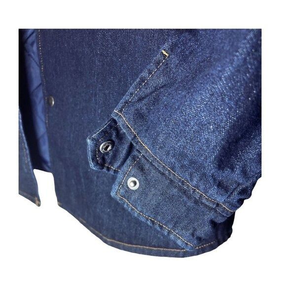 Slate & Stone Slate & Stone Mens Dark Wash Snap Front Long Sleeve Denim Sh Size US L / EU 52-54 / 3 - 6 Thumbnail