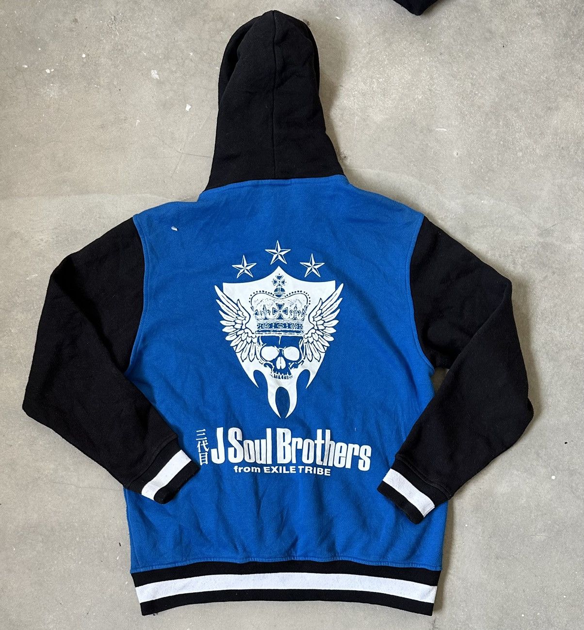 VINTAGE BLUE IMPACT J SOUL BROTHERS EXILE TRIBE VARSITY
