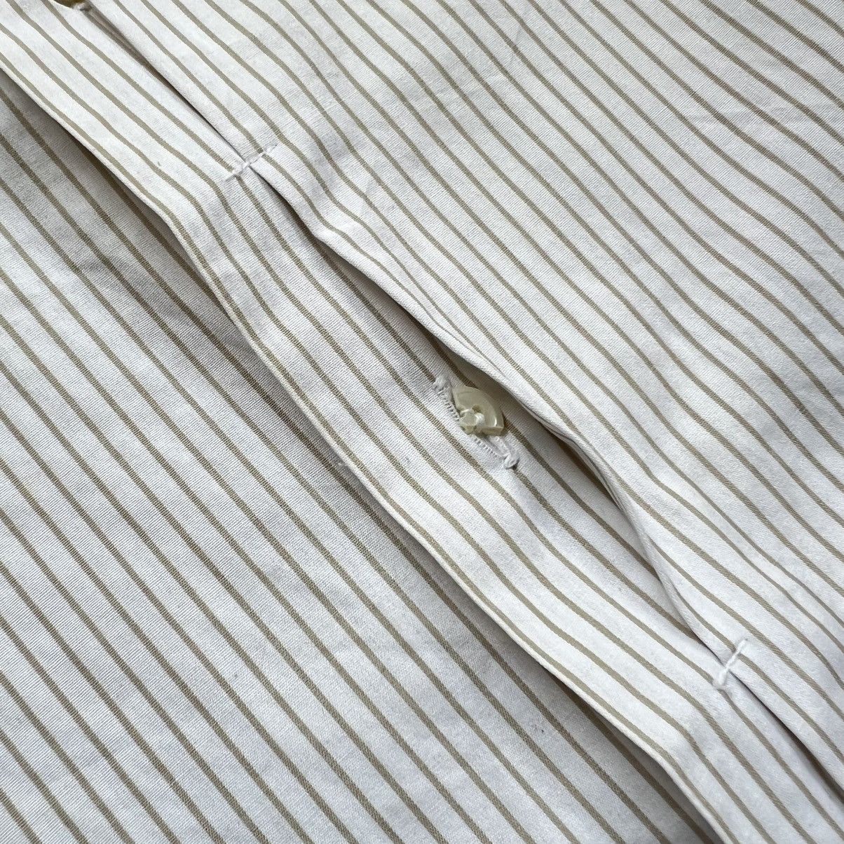 Issey Miyake Vintage Issey Miyake Stripe Gimmick Pocket Long Sleeve Shirt Size US XL / EU 56 / 4 - 4 Thumbnail