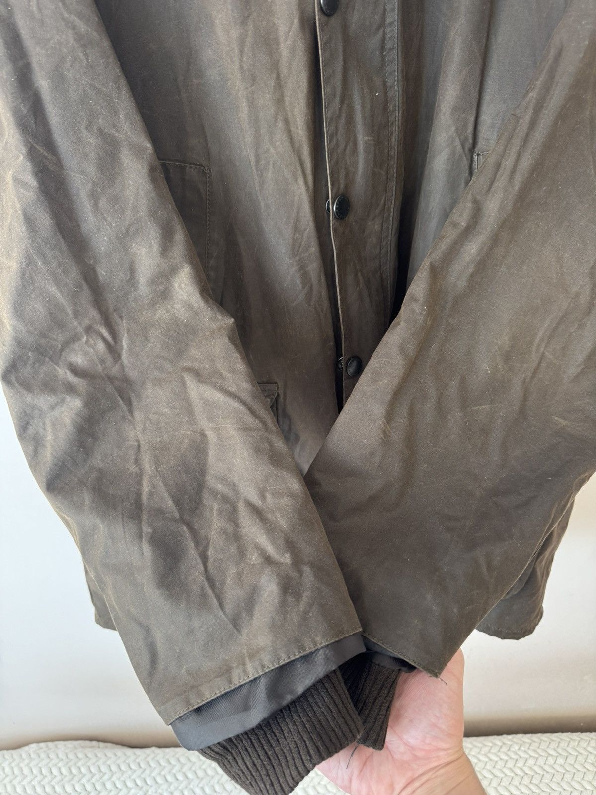 Barbour Barbour Classic Bedale Waxed Jacket Olive 48 Size US XL / EU 56 / 4 - 12 Thumbnail
