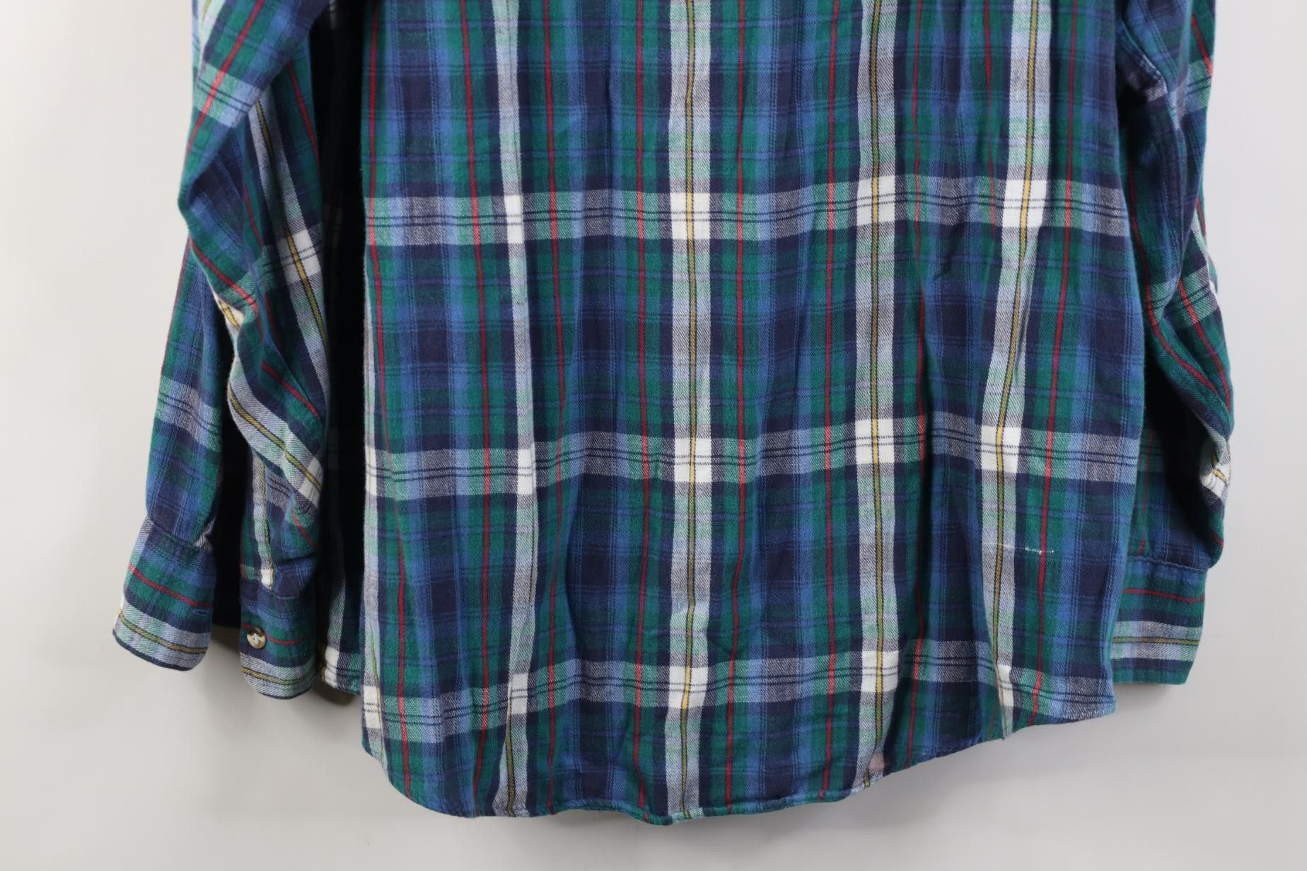 Eddie Bauer Vintage 90s Eddie Bauer Baggy Fit Flannel Button Shirt USA Size US L / EU 52-54 / 3 - 14 Thumbnail