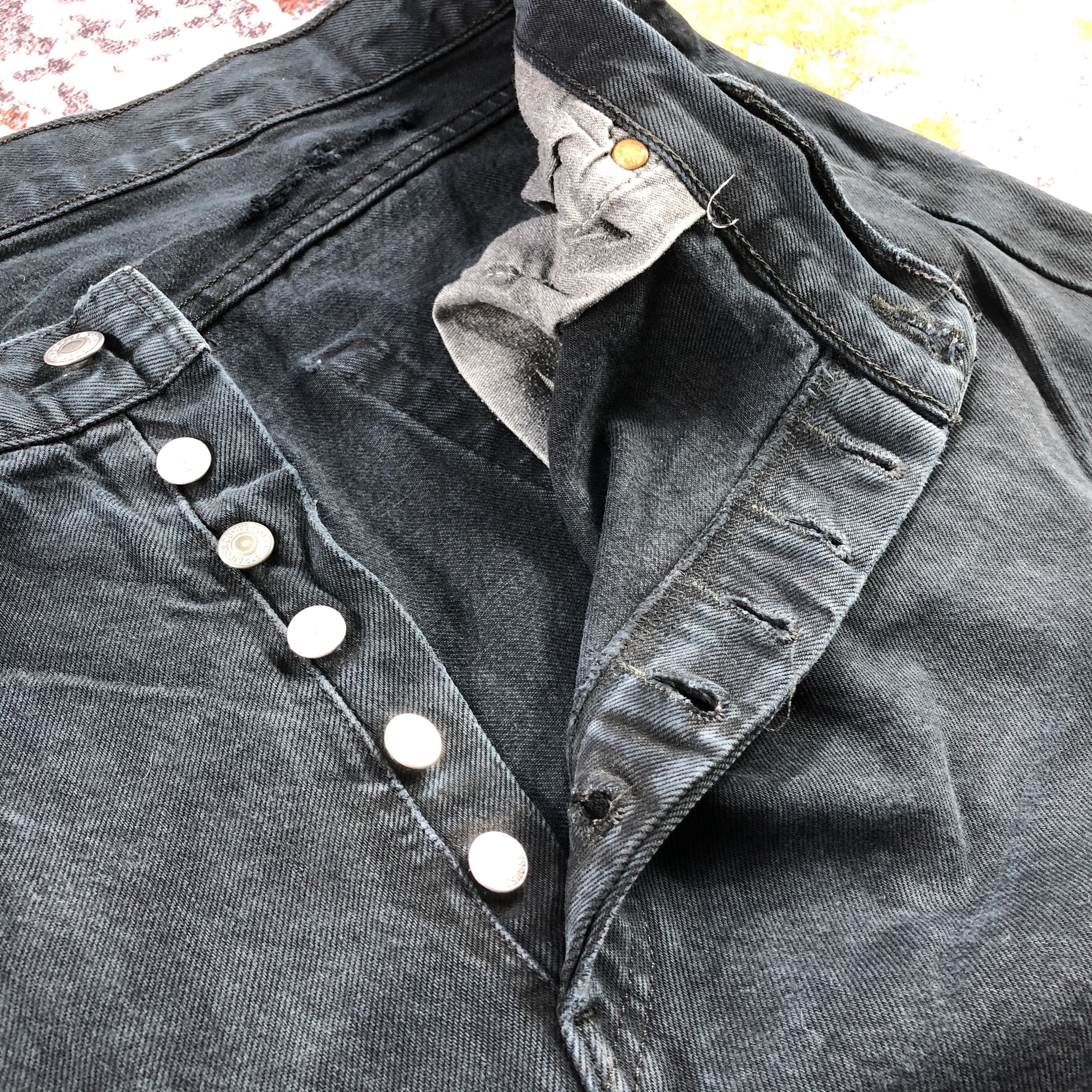 Levi's × Vintage Faded Black Levis 501 Jeans-JM2920 Size US 41 - 11 Thumbnail