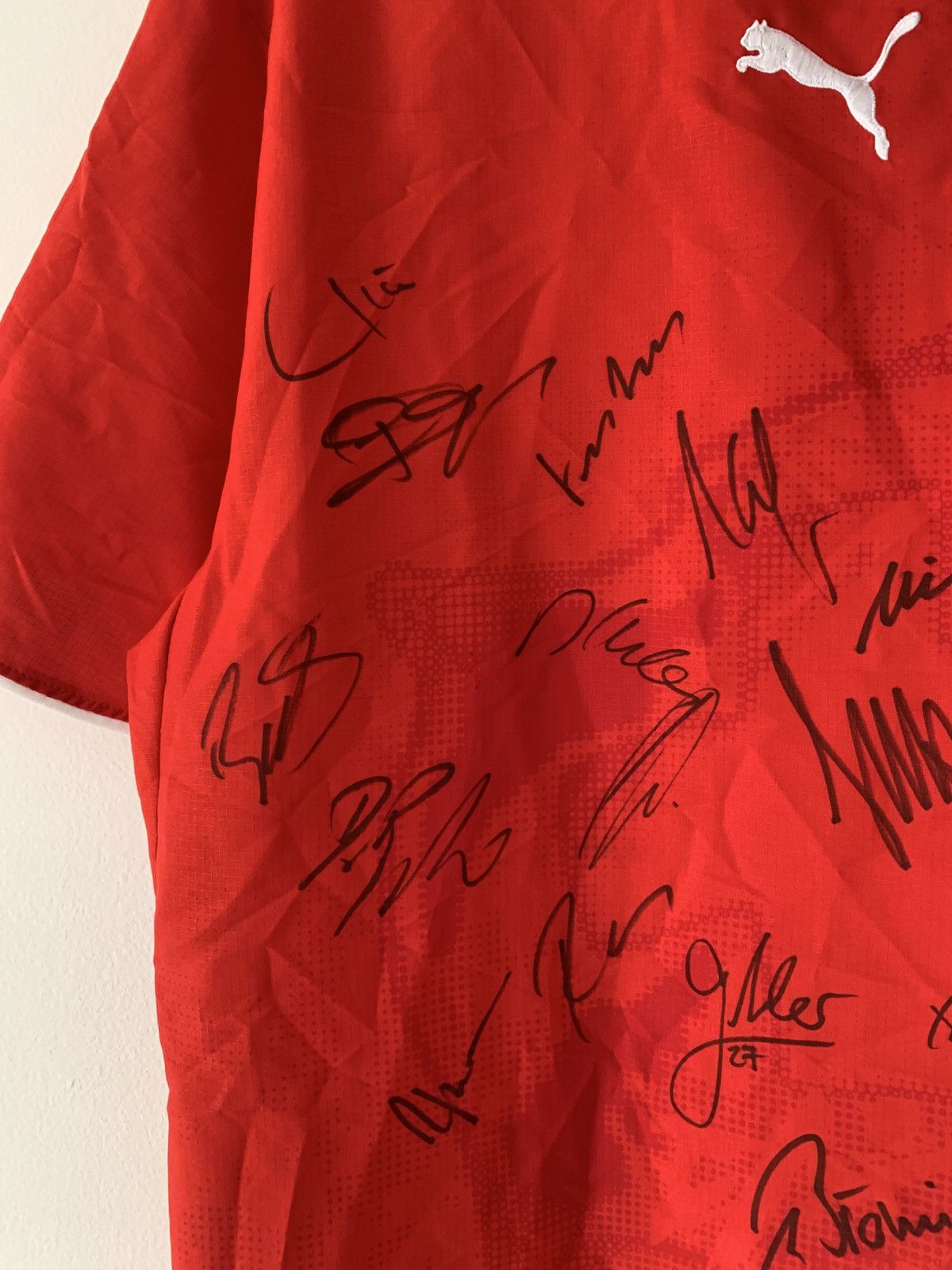 Puma 🔥PUMA SWITZERLAND 2006 2007 SIGNED PLAYERS TRIKOT JERSEY SWI Size US M / EU 48-50 / 2 - 7 Thumbnail