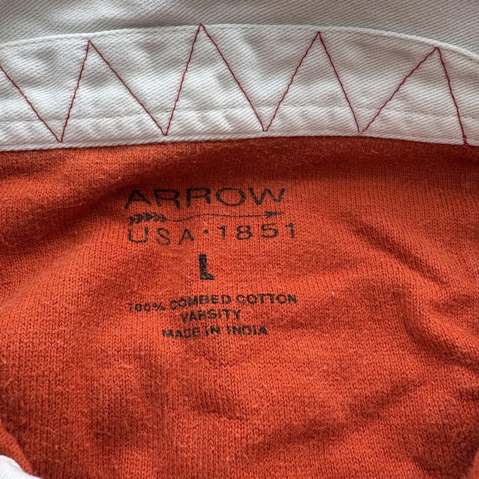Arrow Vintage Y2K Arrow Striped Grunge Preppy Rugby Polo Shirt Size US L / EU 52-54 / 3 - 2 Thumbnail