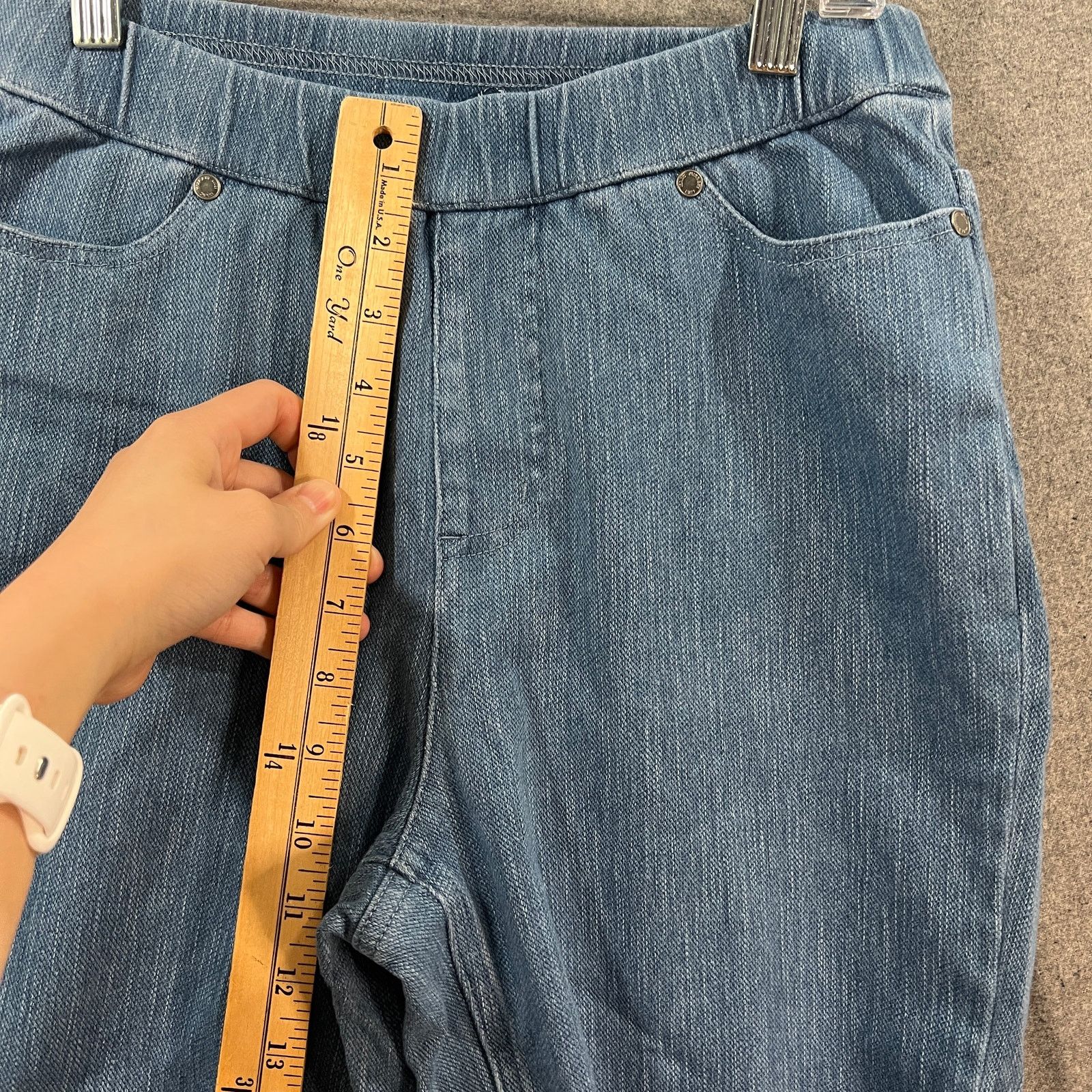 Other Isaac Mizrahi Live! Tall Knit Denim Pull On Bermuda Size 26" / US 2 / IT 38 - 7 Thumbnail
