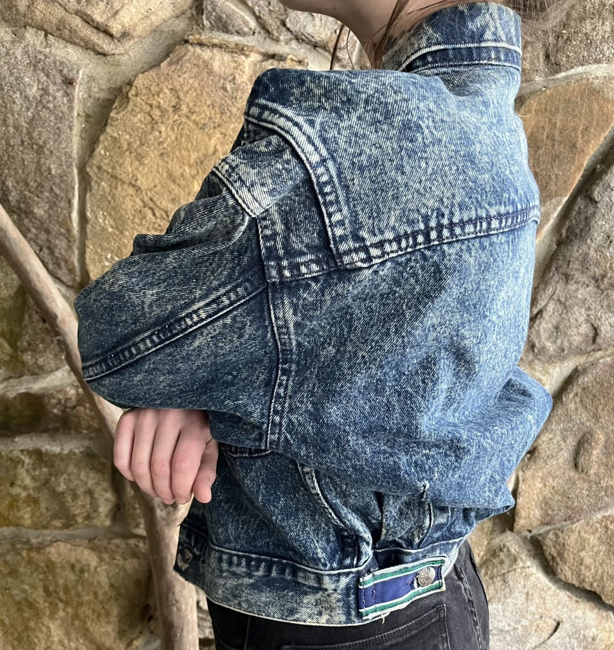 Levi's × Vintage Vintage Levi's Denim Jacket Rare Star logo Size S / US 4 / IT 40 - 8 Thumbnail