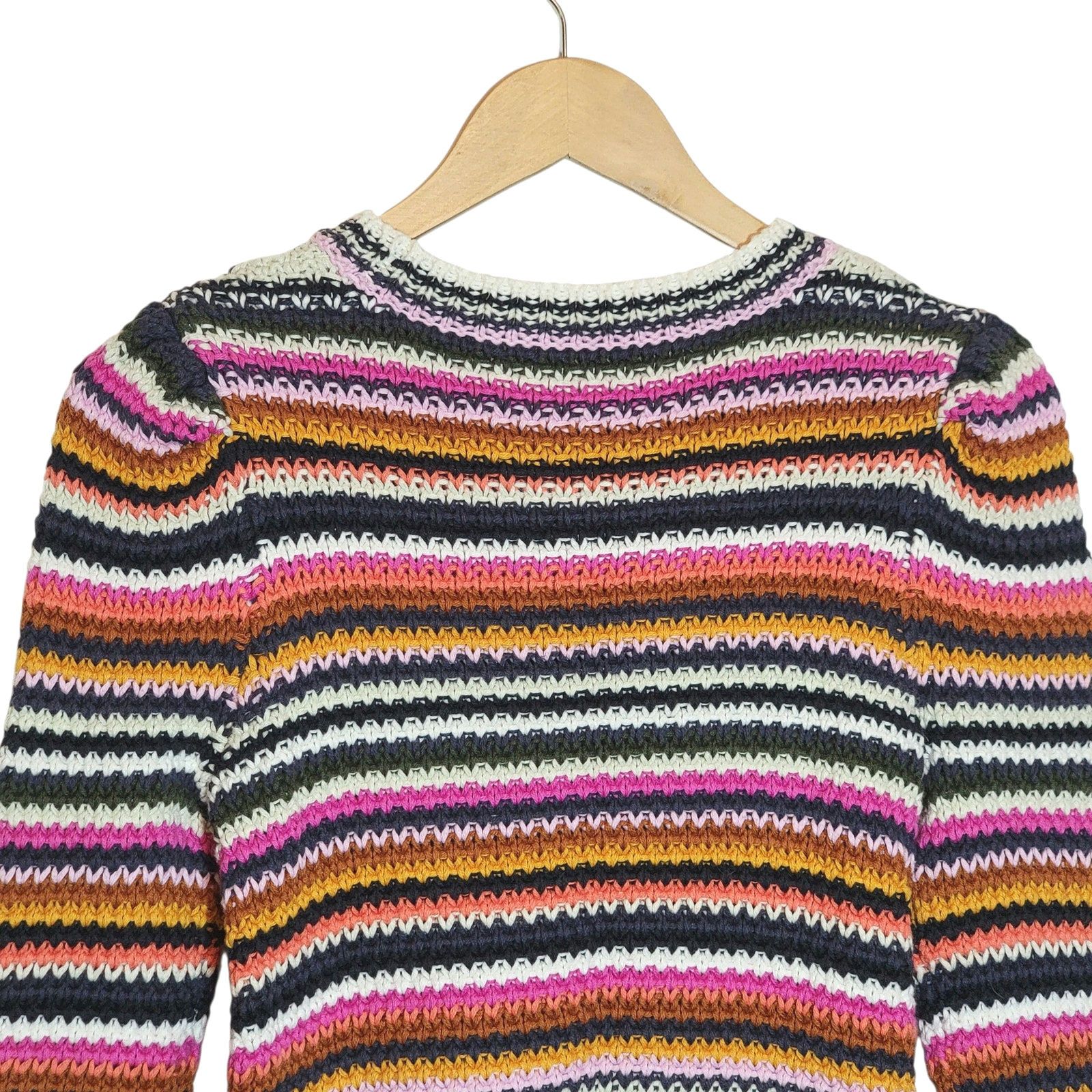 Marie Oliver Marie Oliver Rainbow Stripe Knit Pullover Sweater XS Size XS / US 0-2 / IT 36-38 - 8 Thumbnail