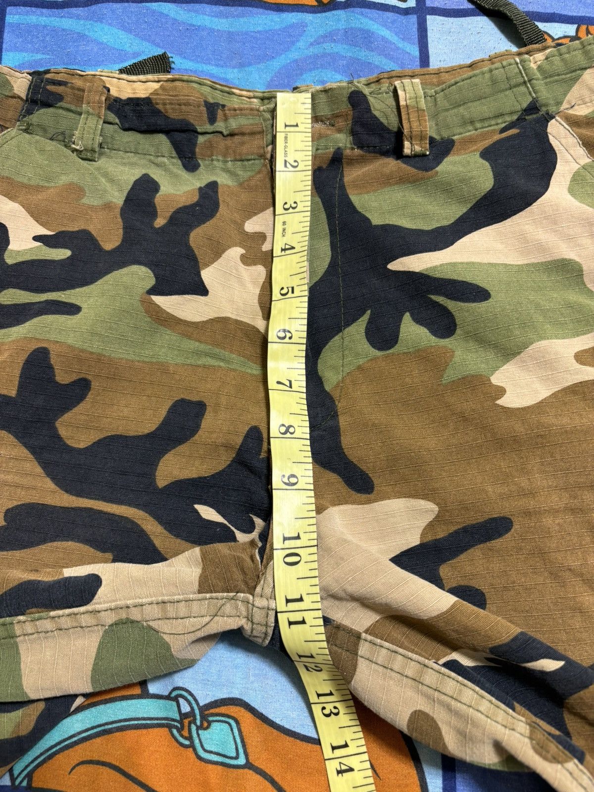 Vintage ***FINAL DROP***RARE 00s CAMO TECHNICAL CARGO SHORT 32-34 Size US 34 / EU 50 - 7 Thumbnail