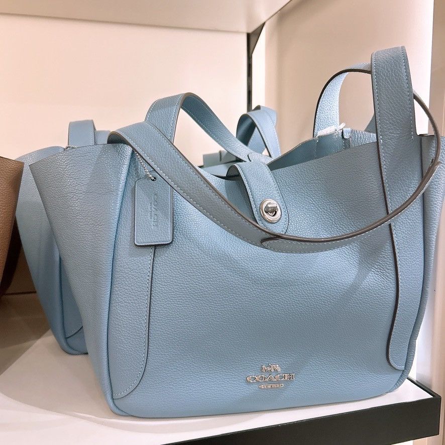 Coach Hadley Turnlock Tote Bag CAL17 Bluebell Size ONE SIZE - 2 Thumbnail