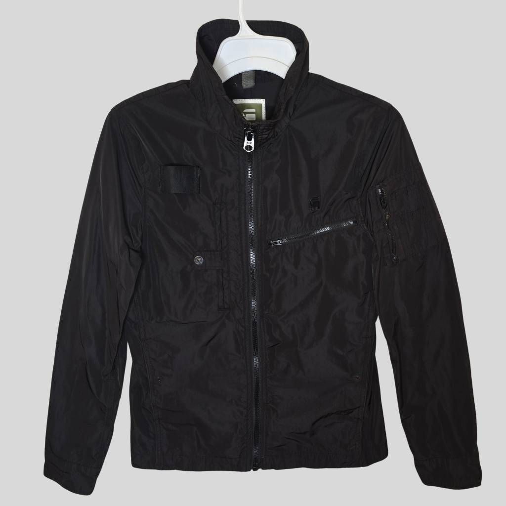 G-Star G-Star Raw Timor Biker Overshirt Jacket Women’s Small Black Size S / US 4 / IT 40 - 1 Thumbnail