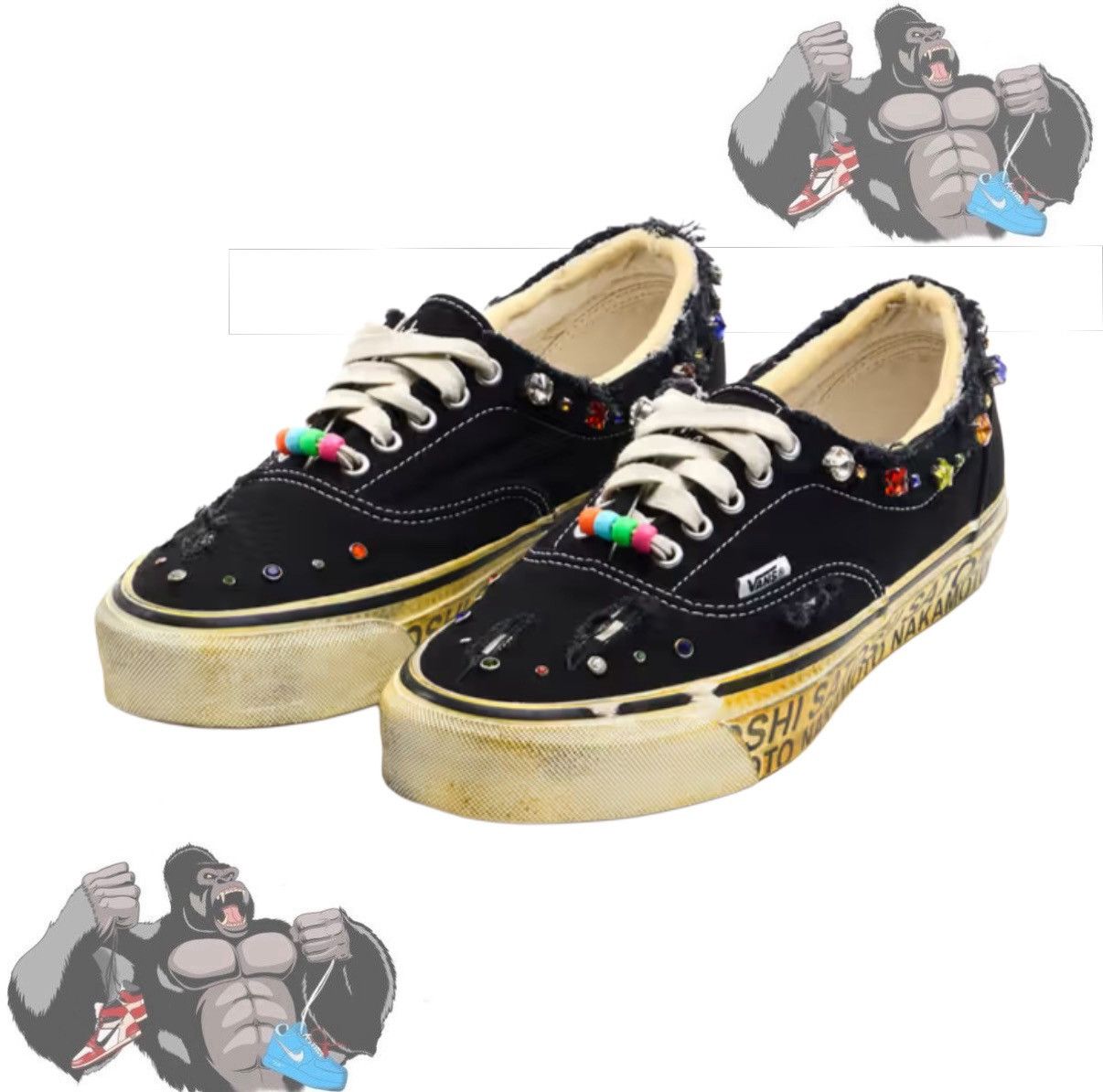 Satoshi Nakamoto × Vans Satoshi Nakamoto OTW Old Skool Vans Pearlized Lucky Charms Size US 12 / EU 45 - 1 Thumbnail