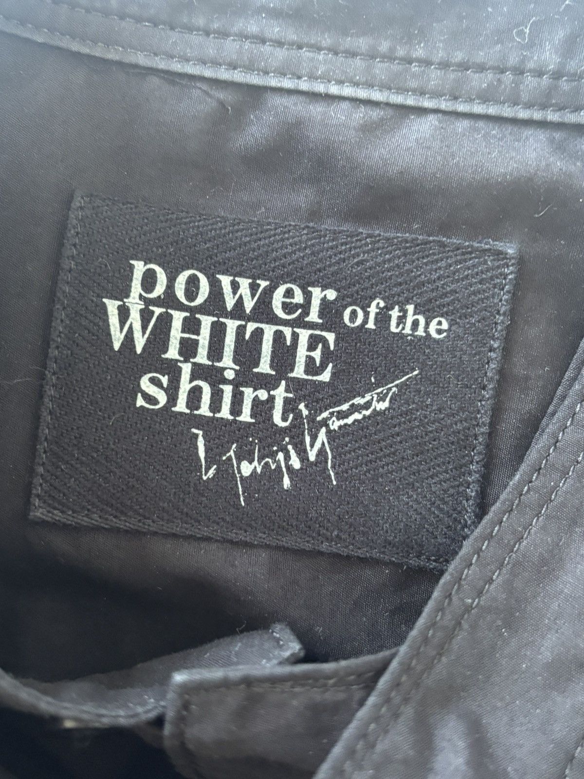 Yohji Yamamoto Yohji Yamamoto 23FW Power of the White Shirt Button Up Size US S / EU 44-46 / 1 - 4 Thumbnail
