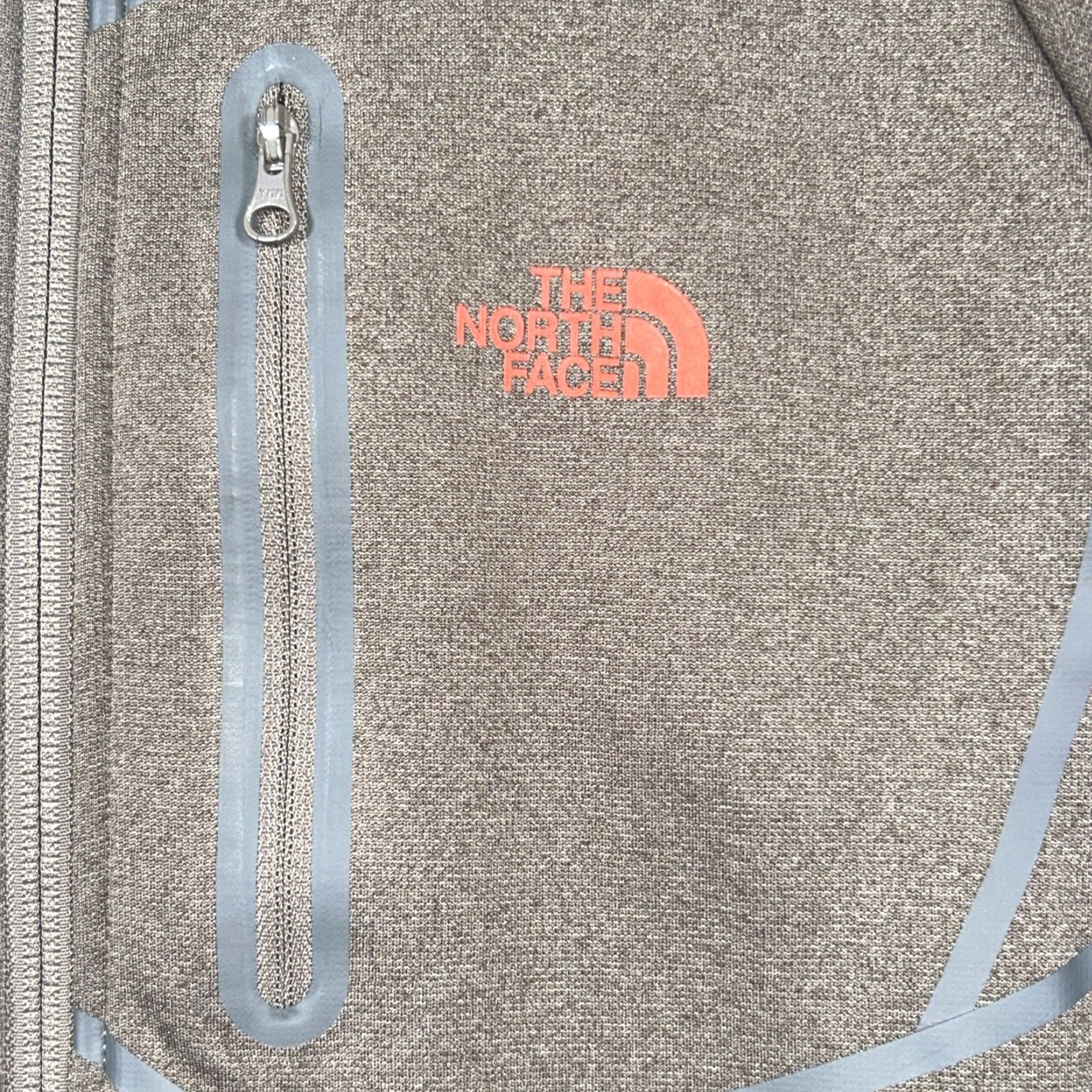 The North Face The North Face Hooded Jacket Full Zip Mens L Gray Stone Color Logo Outdoor Basic Full Zip Hooded Pockets Regular Fit - Mens Size US L / EU 52-54 / 3 - 3 Thumbnail