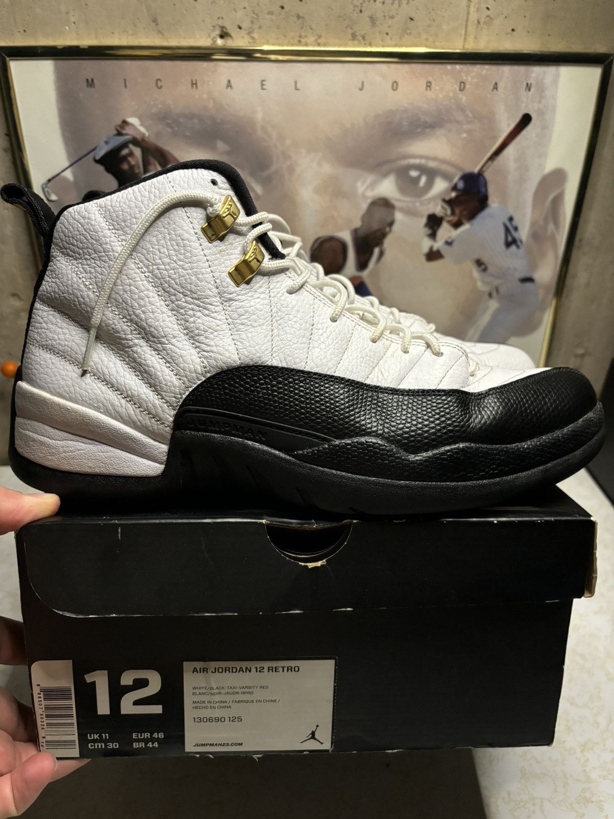 Jordan Brand Jordan Retro 12 ‘Taxi’ Size US 12 / EU 45 - 1 Thumbnail